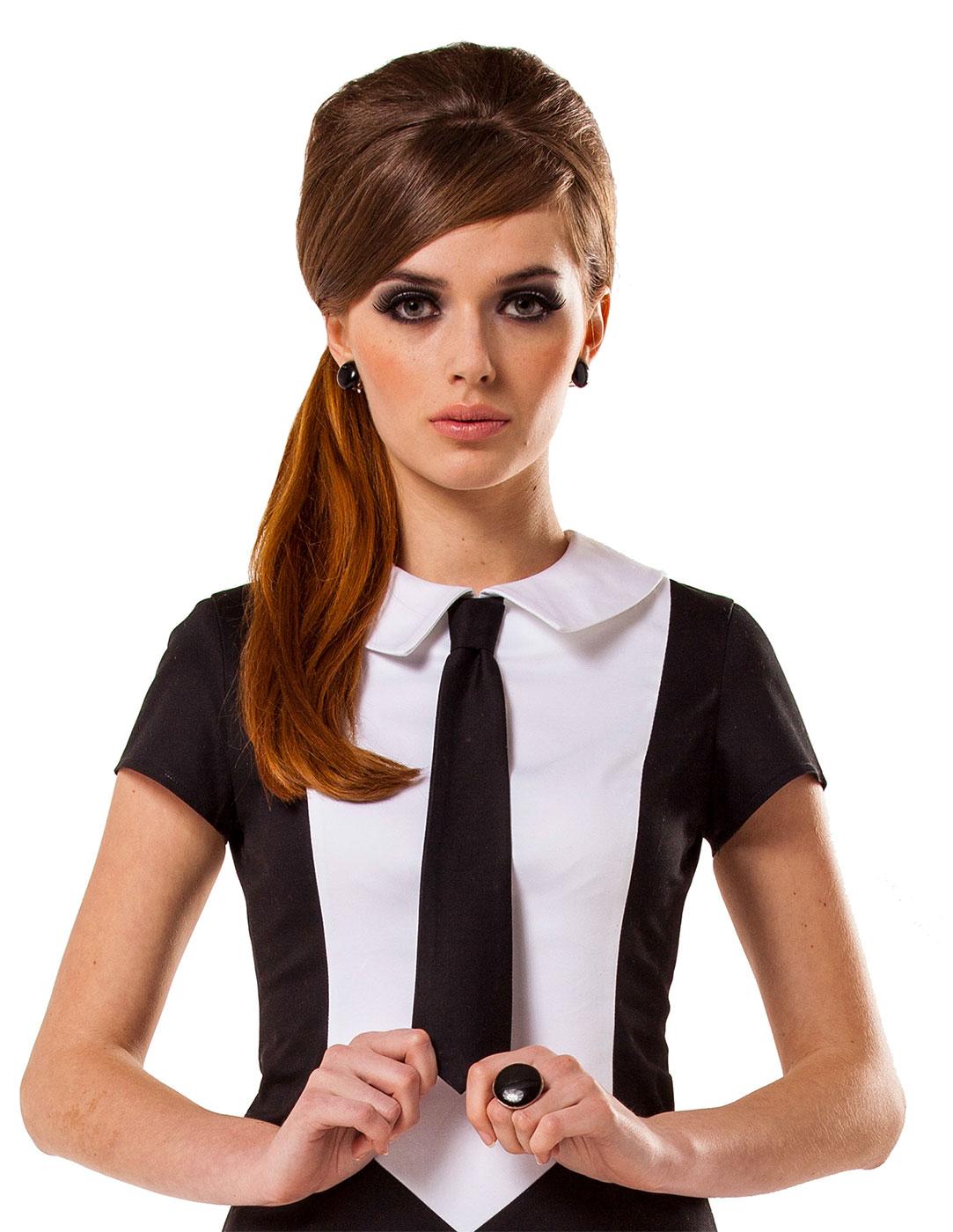 Marmalade Retro 60s Mod Fitted Mini Dress With Collartie