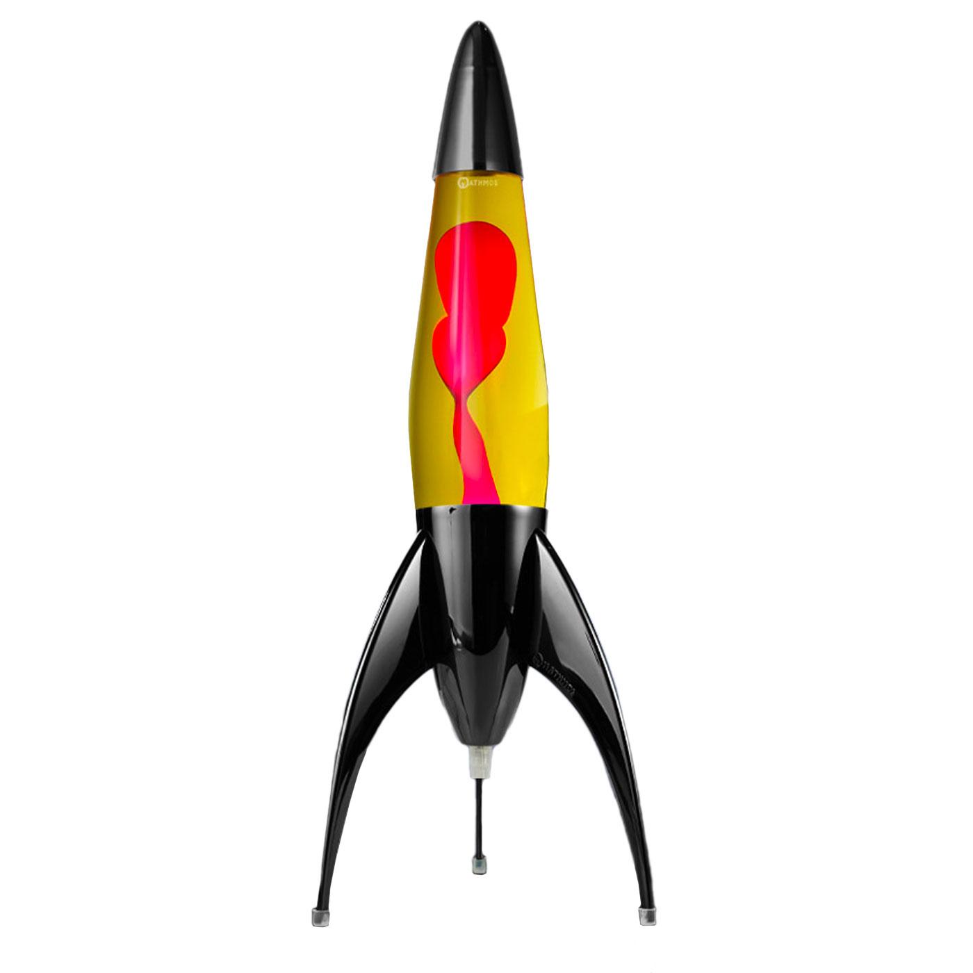 Telstar MATHMOS Retro Black Rocket Lava Lamp Y/R