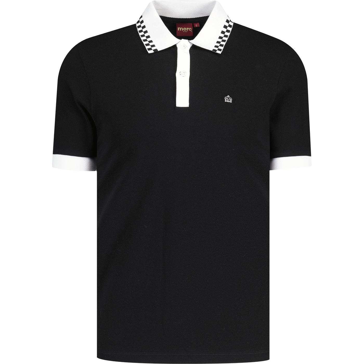 Nova MERC Retro Mod Revival Checker Trim Polo (B)