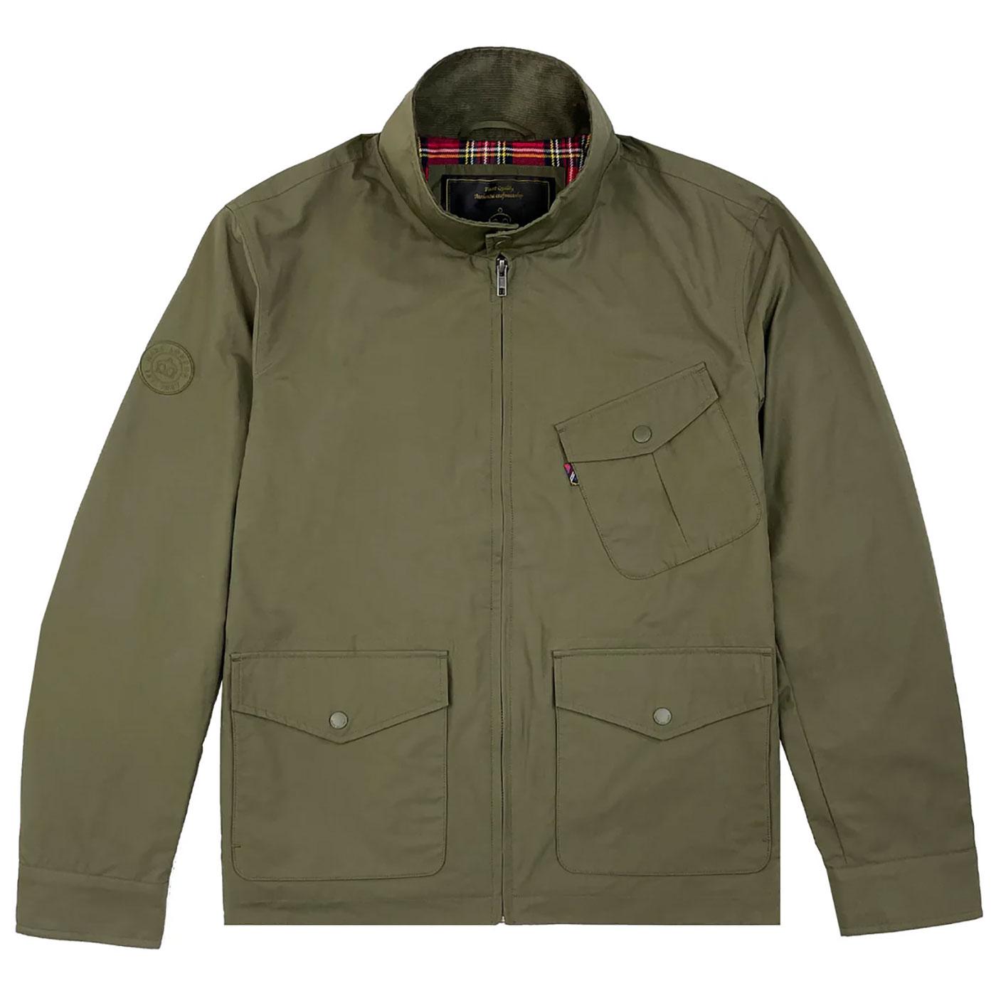 Ian Merc Retro Rider Multi-Pocket Zip Harrington G
