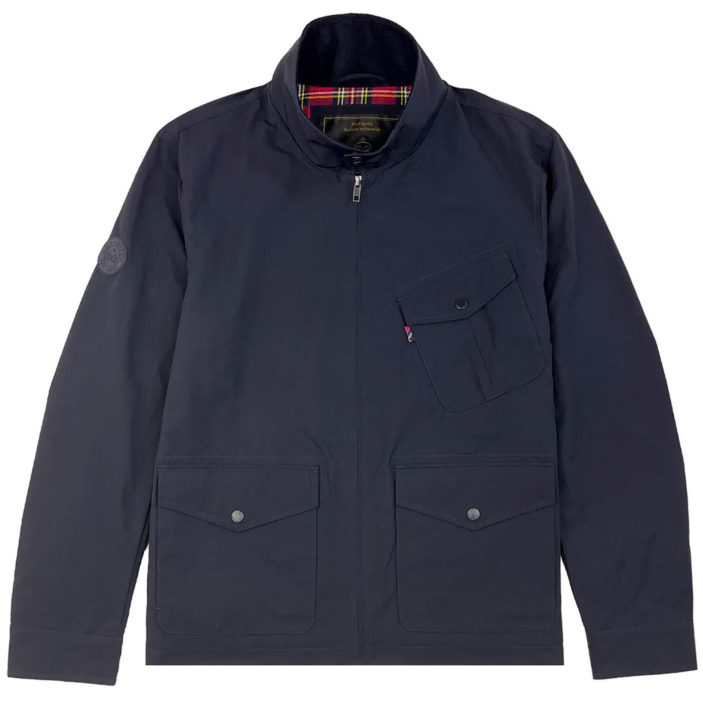 Ian Merc Retro Rider Multi-Pocket Zip Harrington N