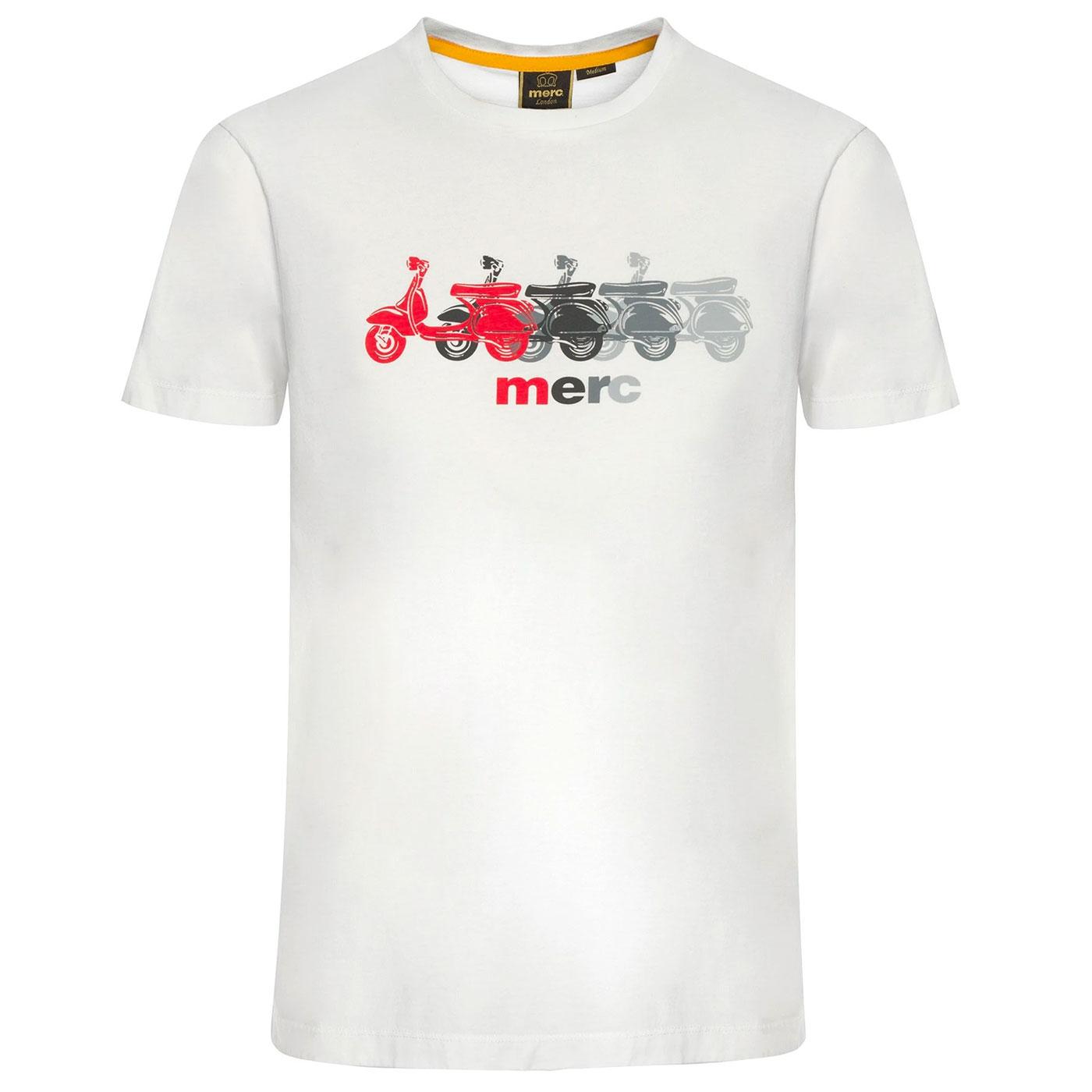Marden MERC Mens Retro Mod Scooter Graphic T-Shirt