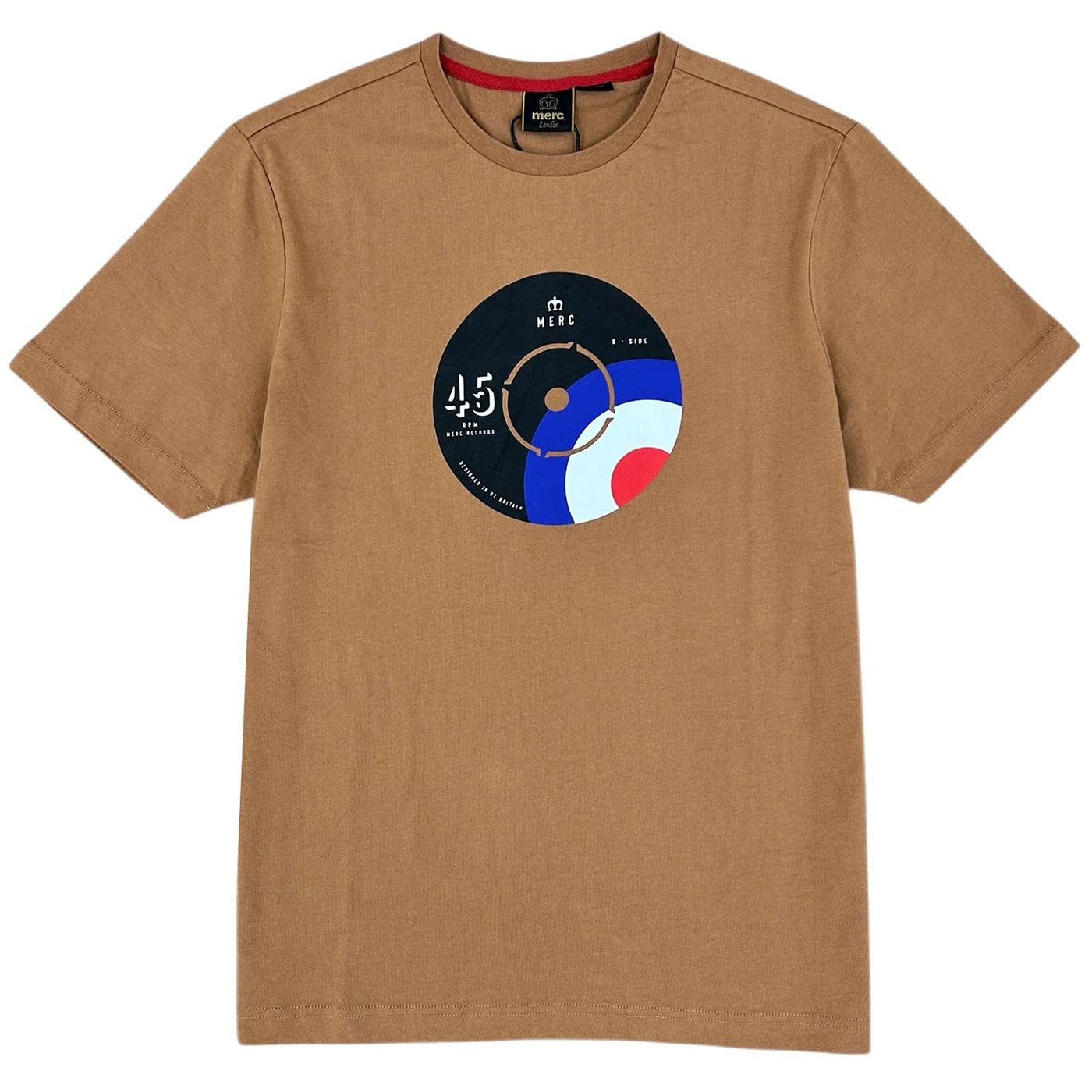 Paston Merc Retro Mod Target Record T-Shirt Sunset