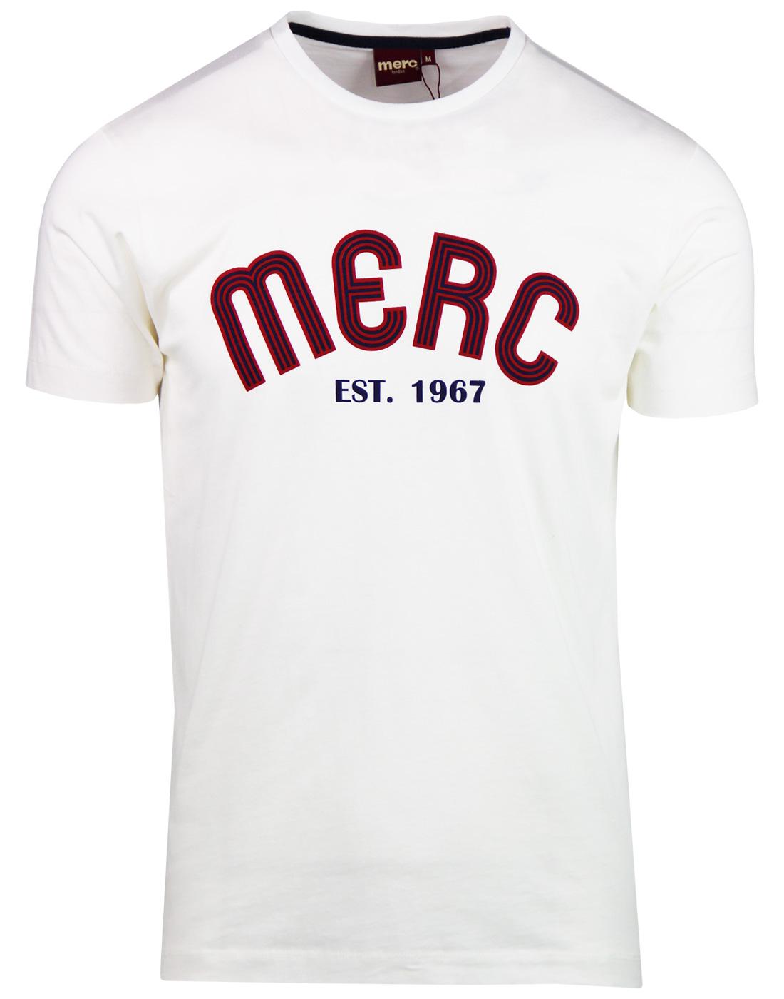 MERC Waldron Men's Retro 1990s Archive Logo T-Shirt White