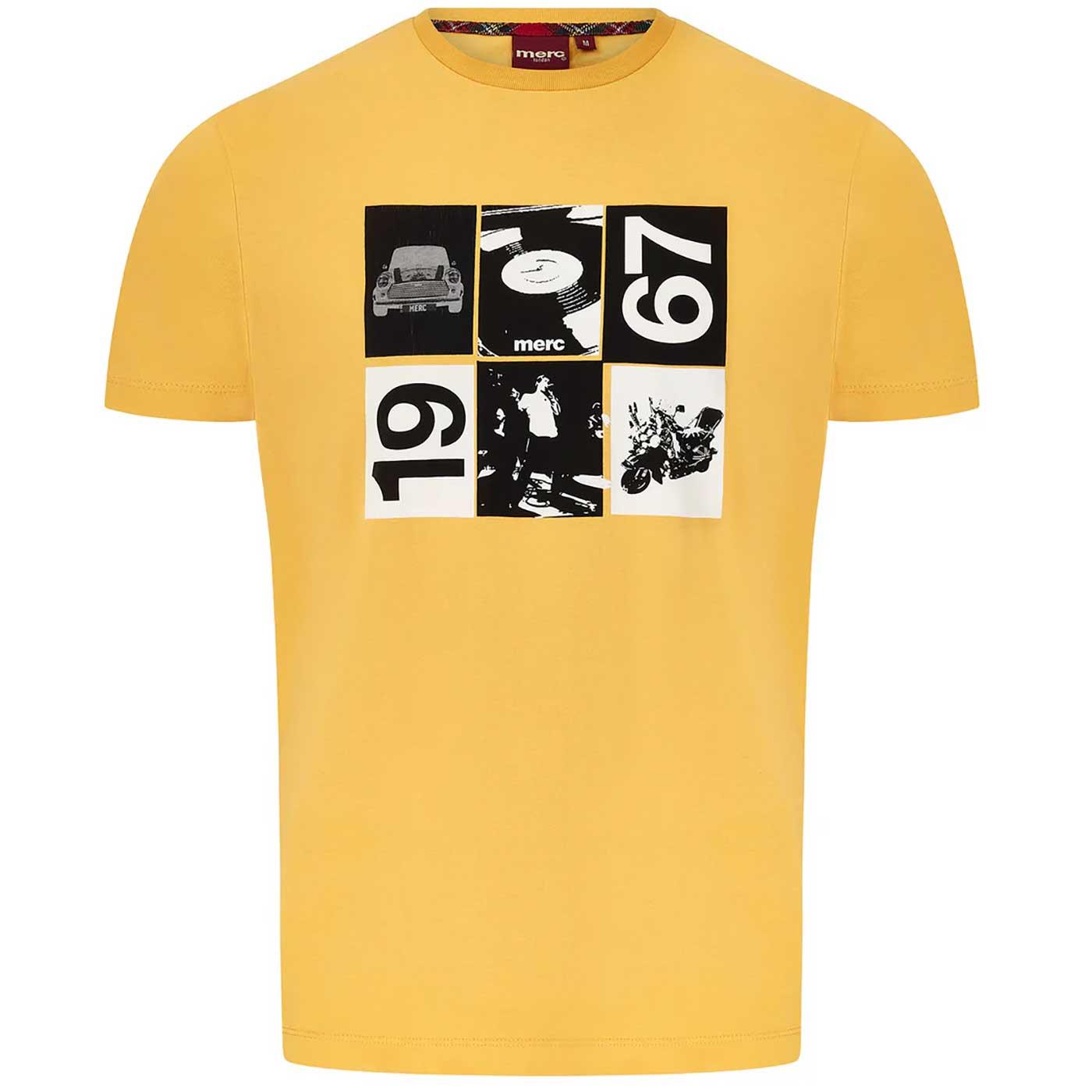 Wallis Merc Retro 67 Pop Art Print T-shirt (Ochre)