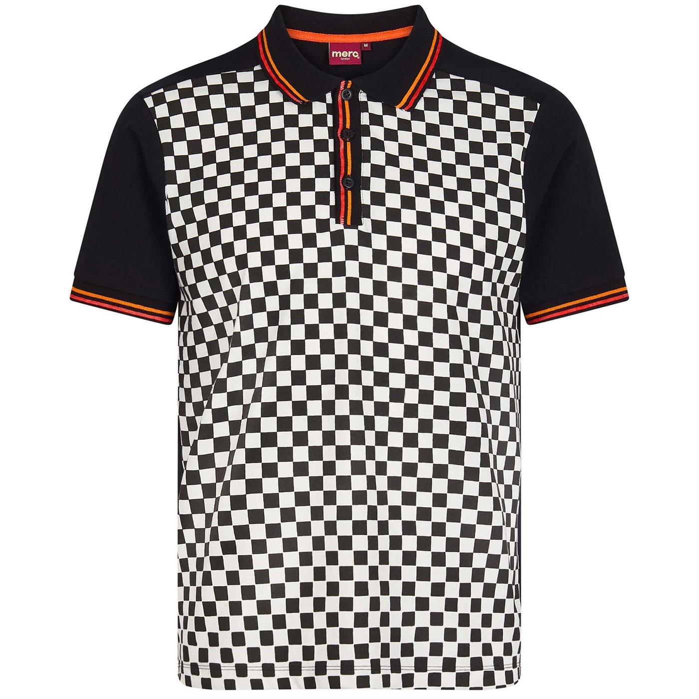 Wayland MERC Retro Mod Ska Checkerboard Polo Shirt