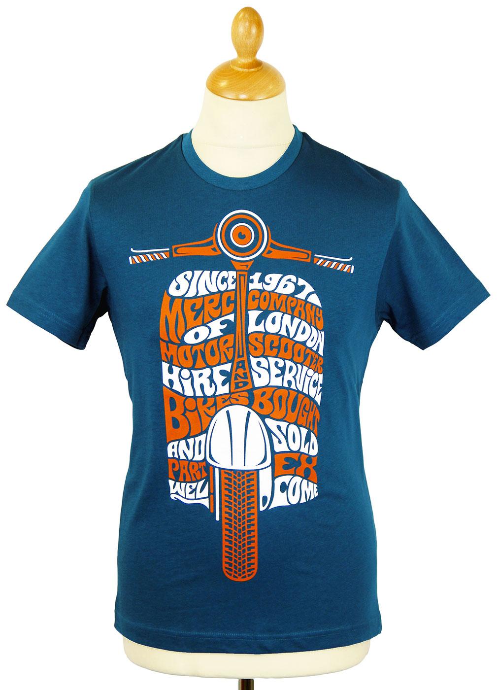 Ealing MERC Retro Mod Psychedelic Scooter Tee (BB)