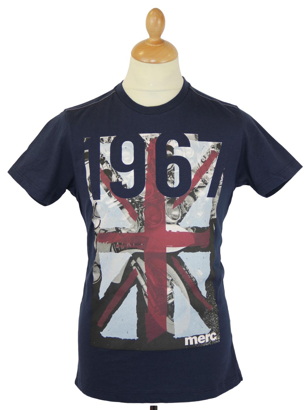 Alston MERC Retro Mod Union Jack 1967 T-Shirt