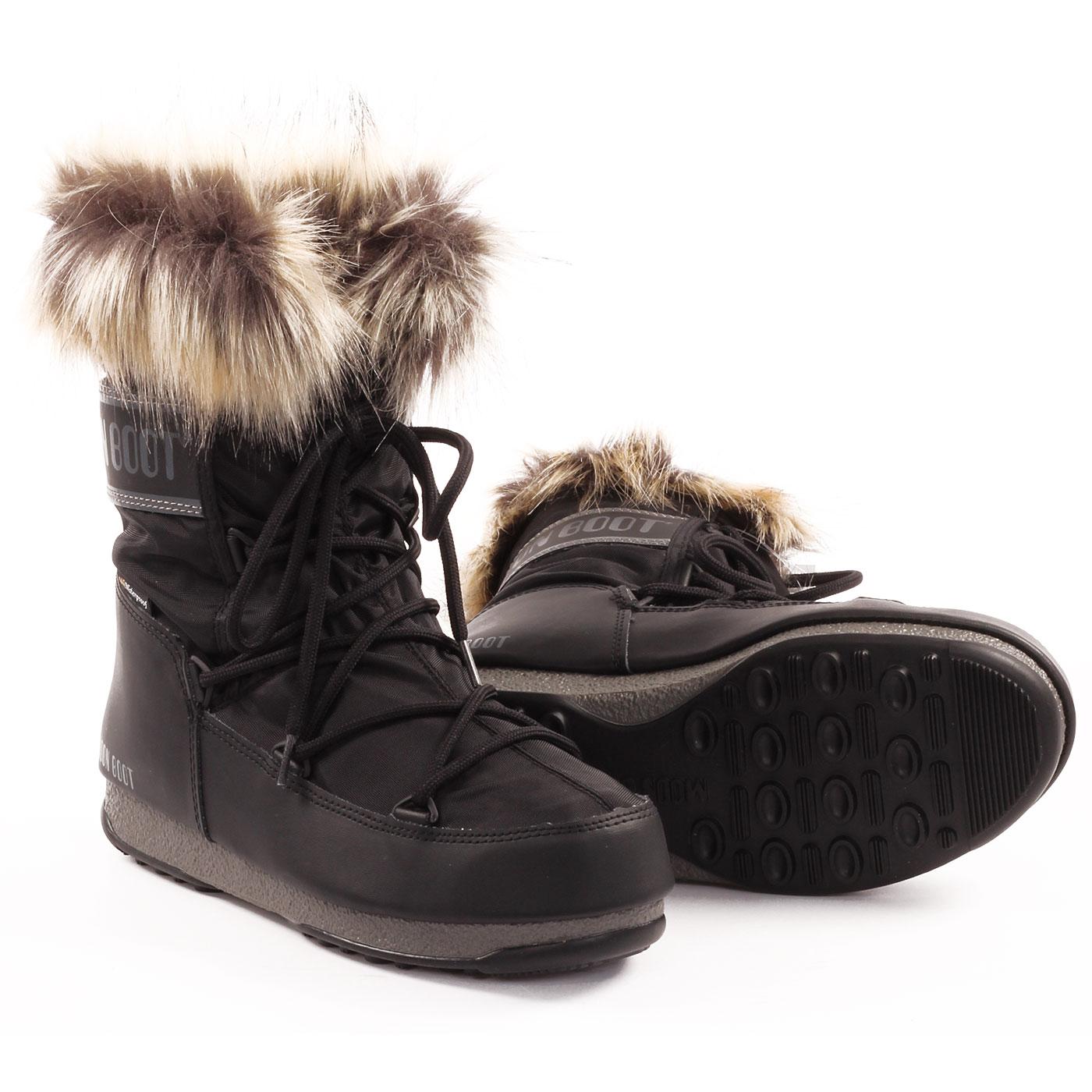 Moon Boots Fur Lined Snow Boots Limited Stock Winter Shoes Bargain Sizes 37-41