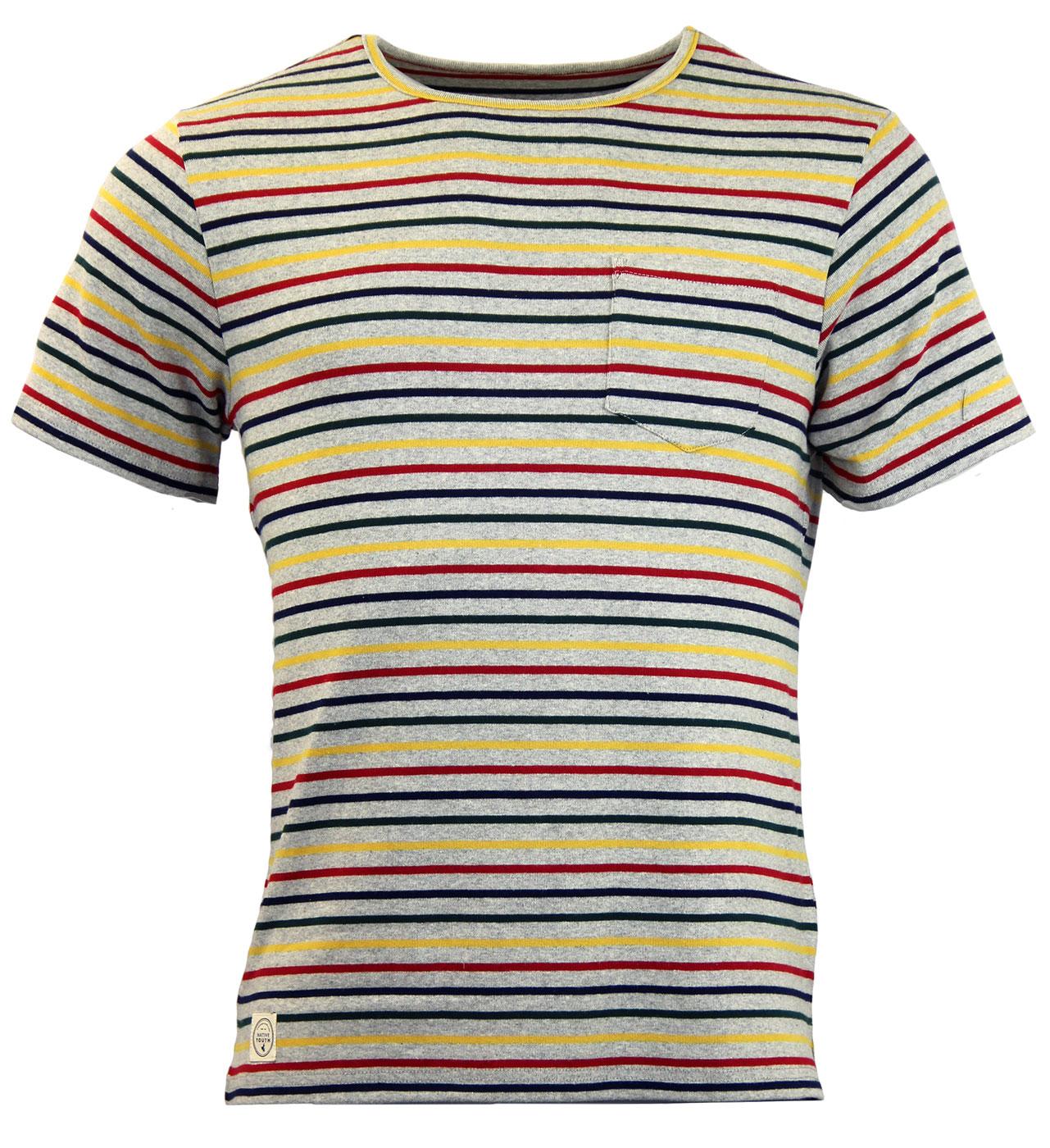 NATIVE YOUTH Retro Indie Uniform Stripe T-shirt