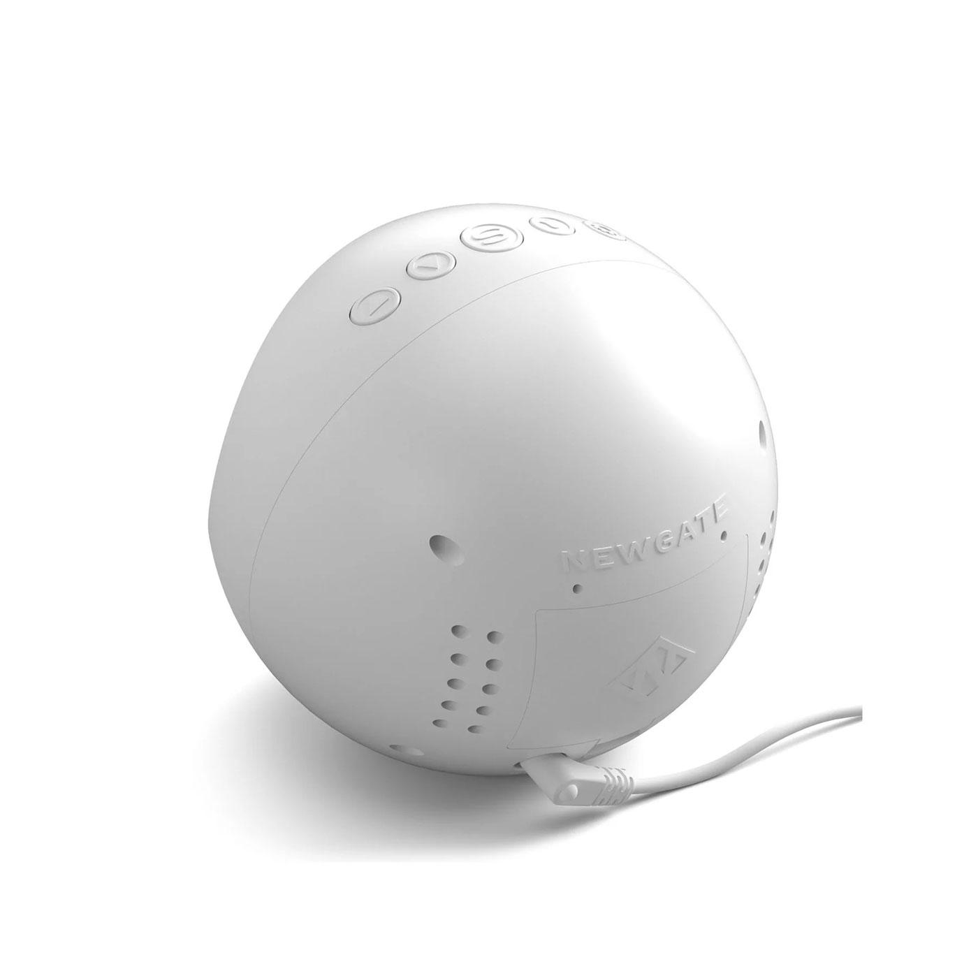 NEWGATE Centre Of The Earth Retro Alarm Clock In White newgate-centre-of-the-earth-retro-alarm-clock-in-white