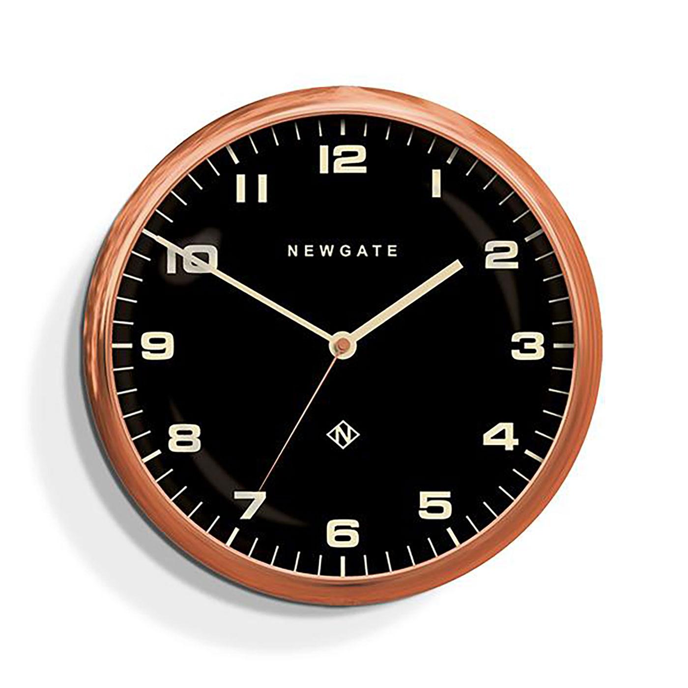 The Chrysler NEWGATE CLOCKS Sixties Copper Wall Clock