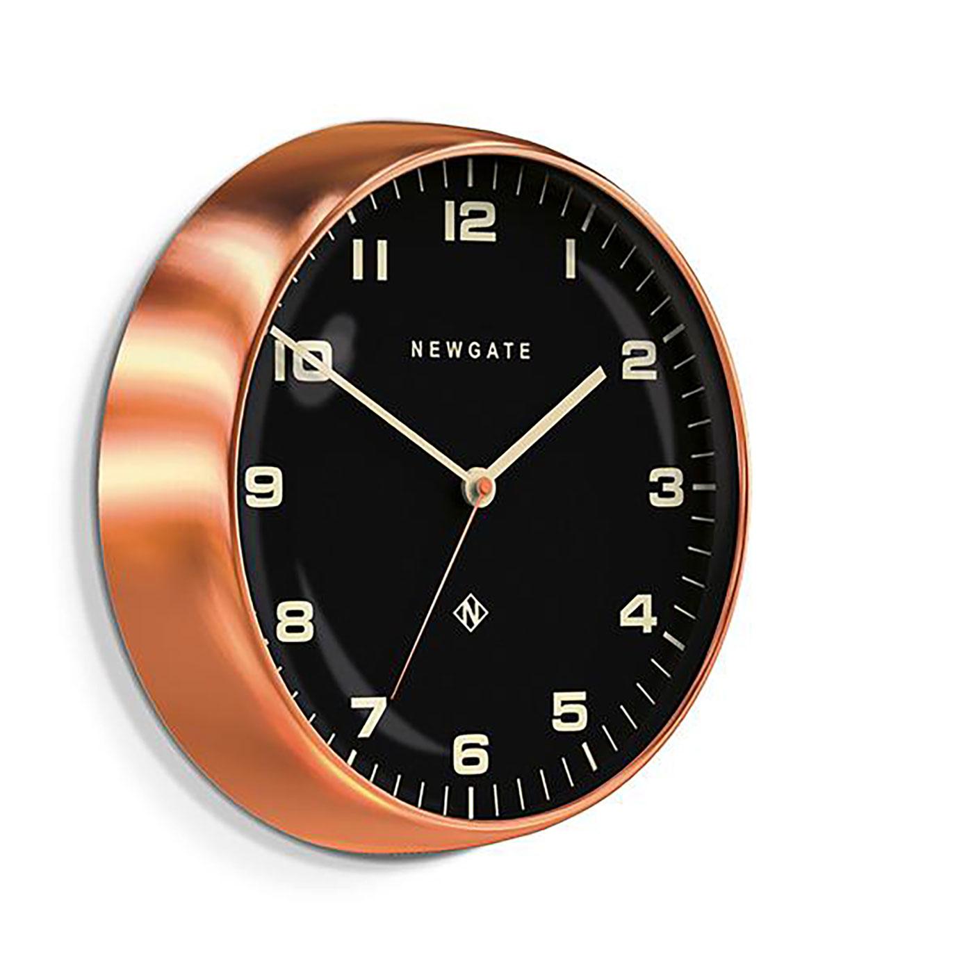 The Chrysler NEWGATE CLOCKS Sixties Copper Wall Clock