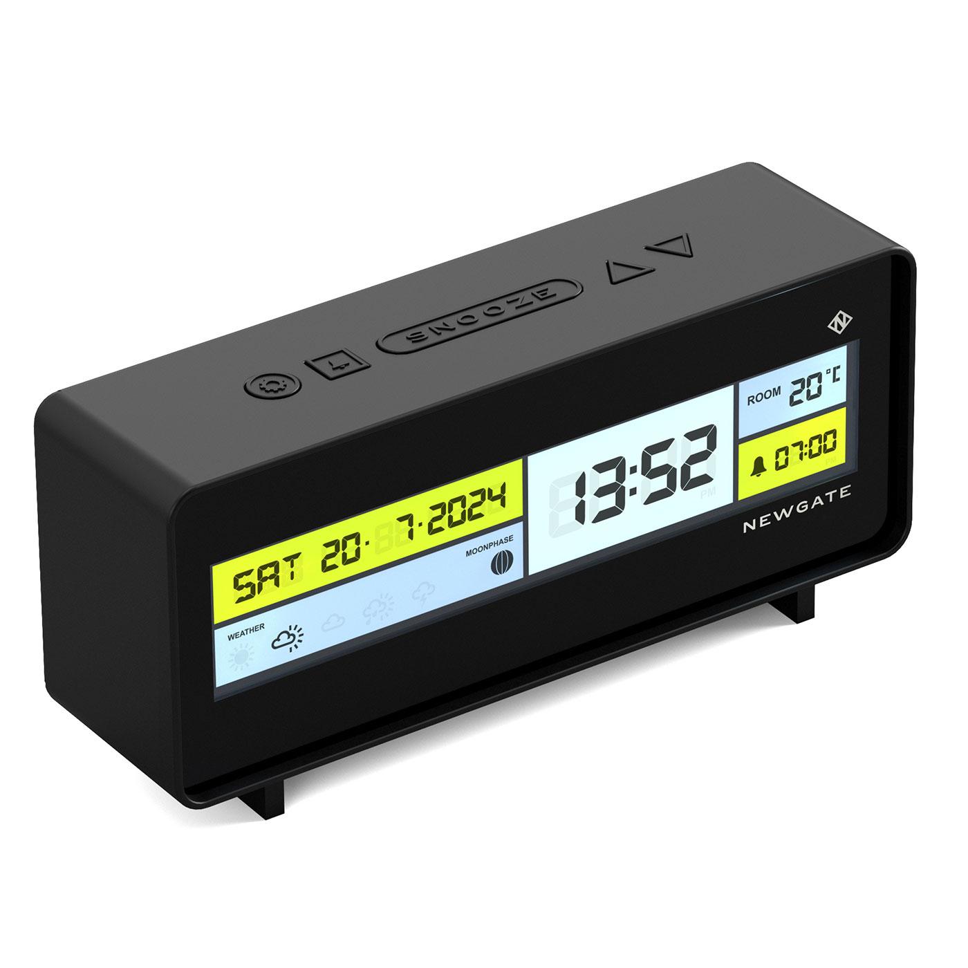 Futurama NEWGATE Retro Digital LCD Alarm Clock