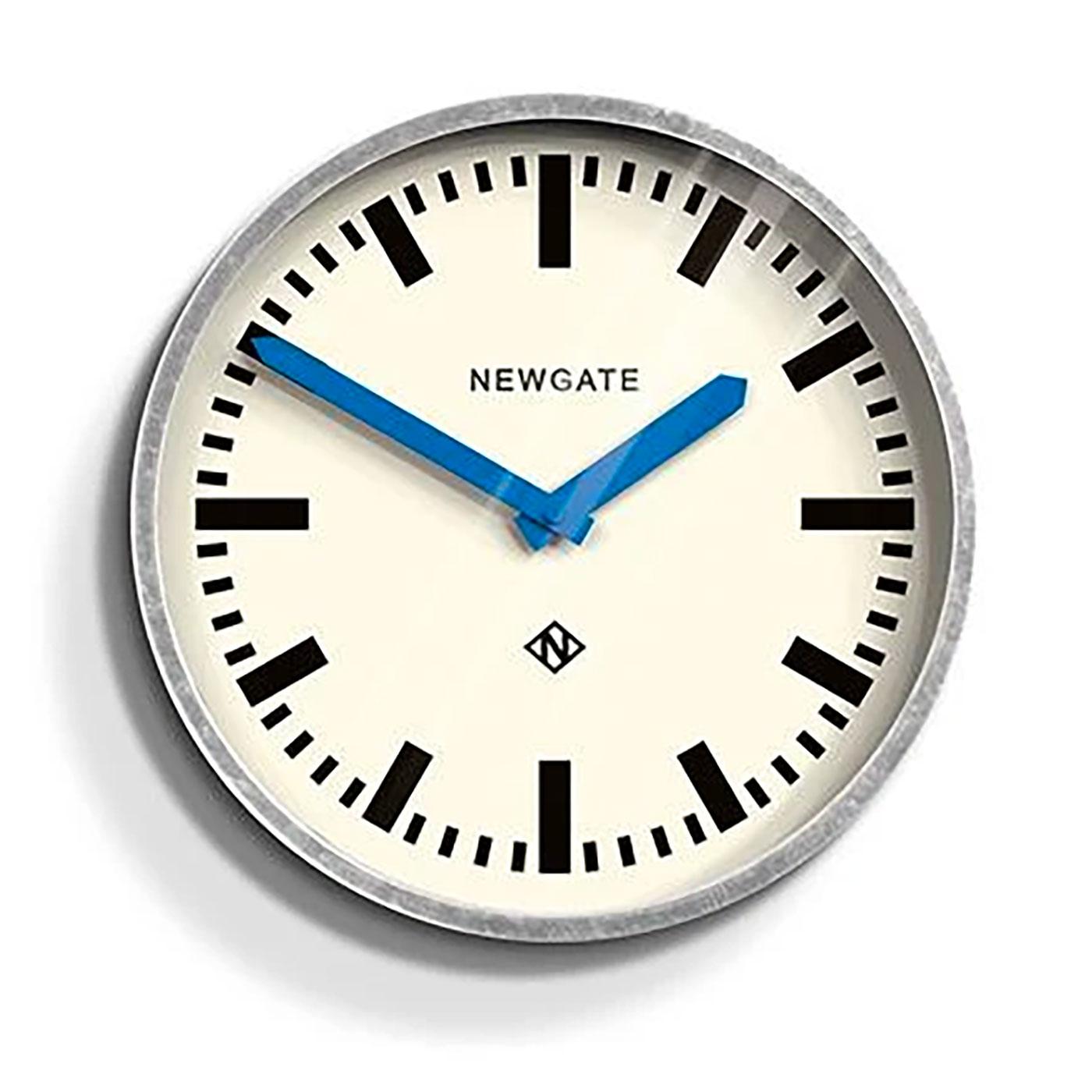 Newgate Clocks Luggage Retro Classic Wall Clock In Silver