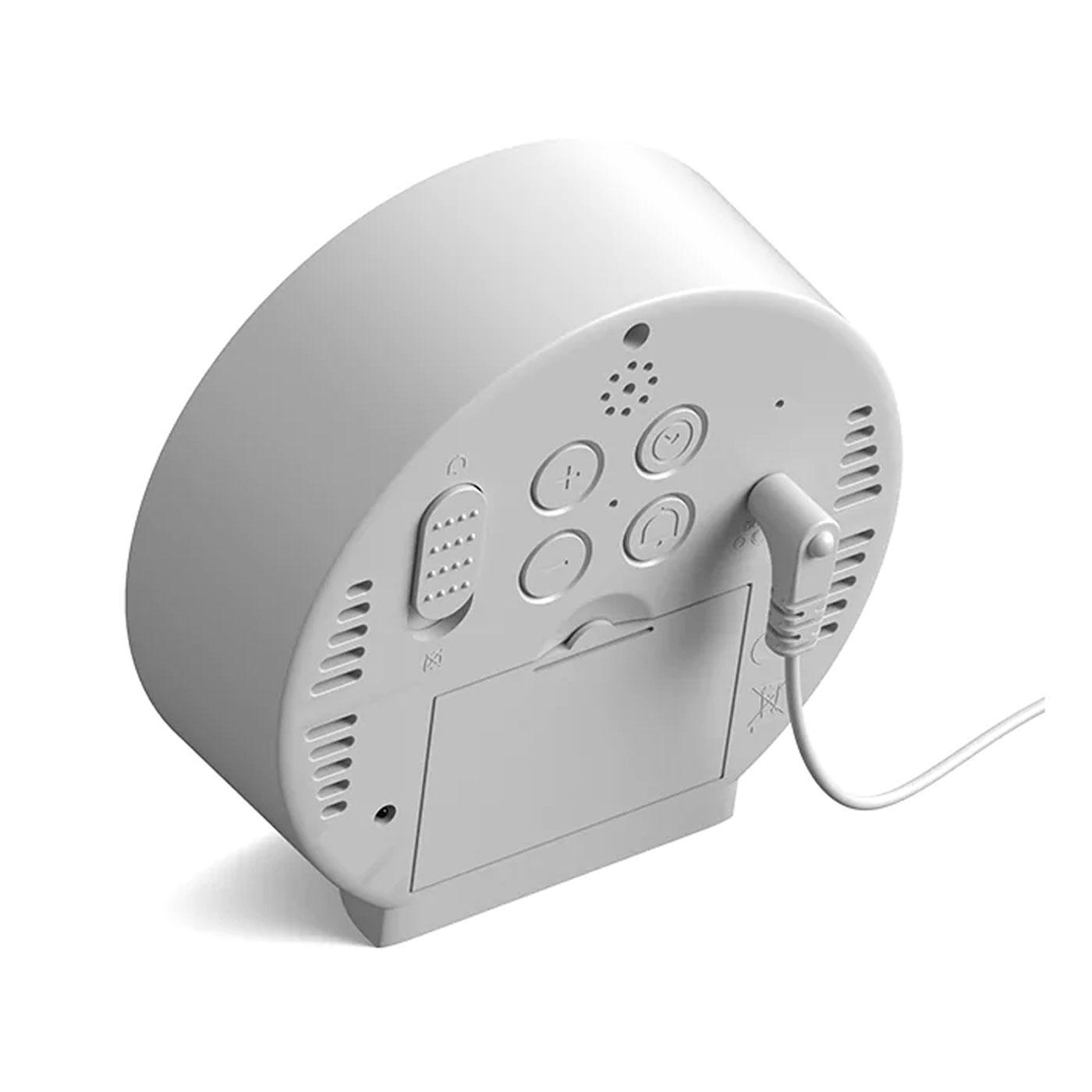 NEWGATE CLOCKS Space Hotel Spheratron Alarm Clock in White