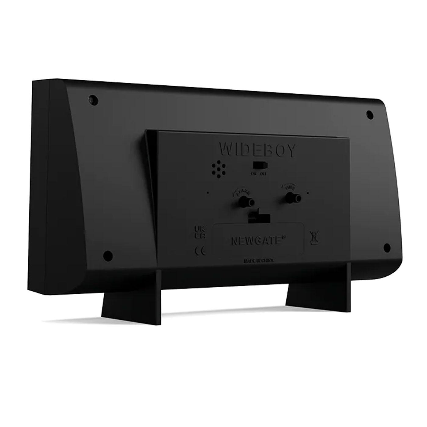 NEWGATE CLOCKS Wideboy Retro 50s Alarm Clock in White