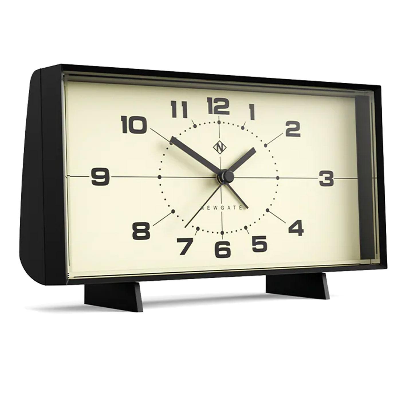 NEWGATE CLOCKS Wideboy Retro 50s Alarm Clock in White
