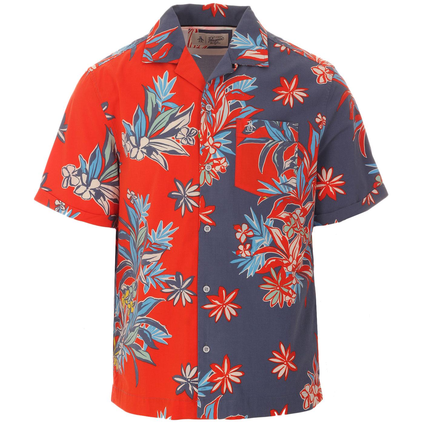 ORIGINAL PENGUIN 70s Revere Collar Hawaiian Shirt