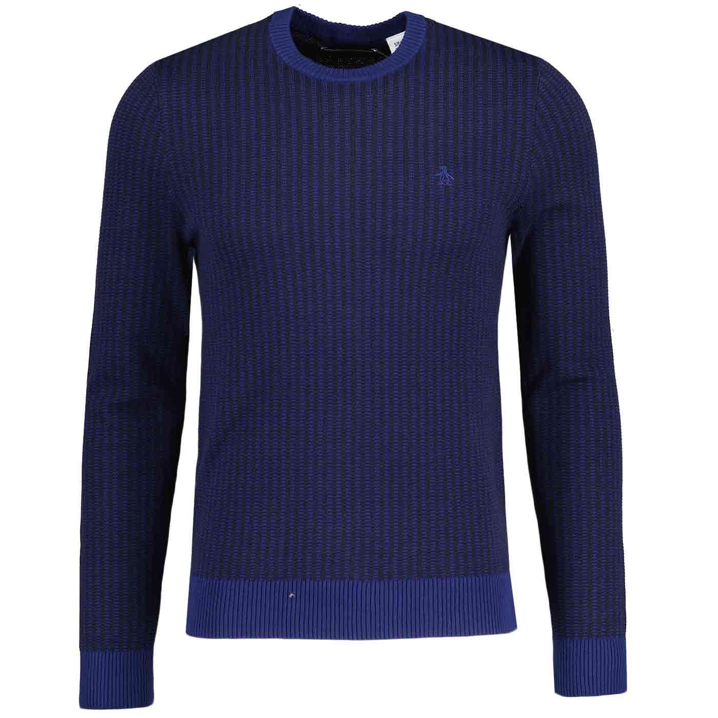 Original Penguin Tonal Stripe Jacquard Sweater MB