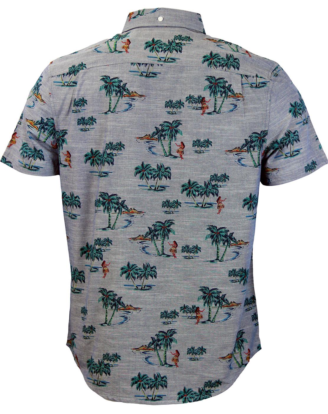 ORIGINAL PENGUIN Palmer Retro 70s Hawaiian Button Down Shirt