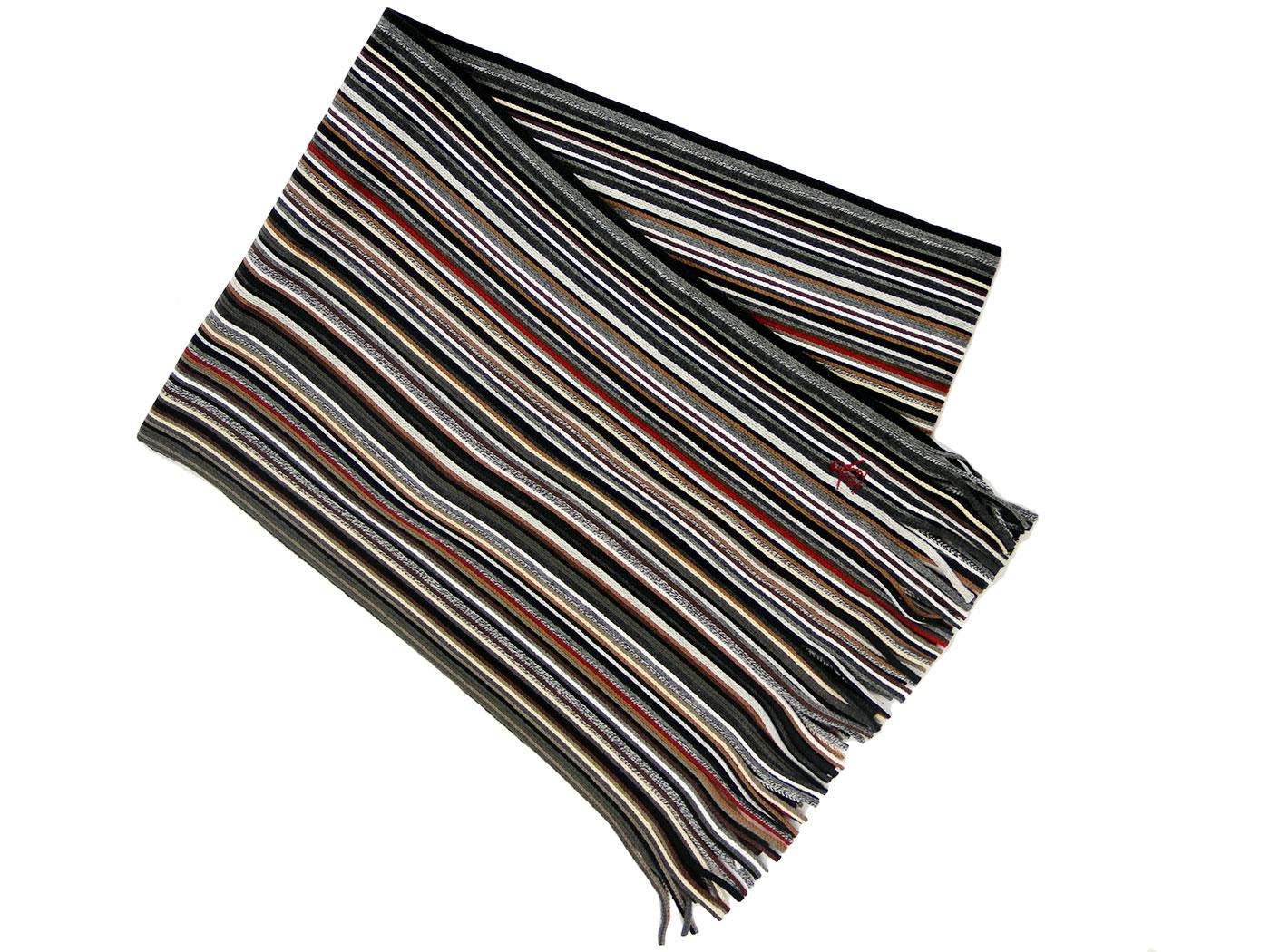 ORIGINAL PENGUIN Retro Mod Stripe Knit Scarf (C)