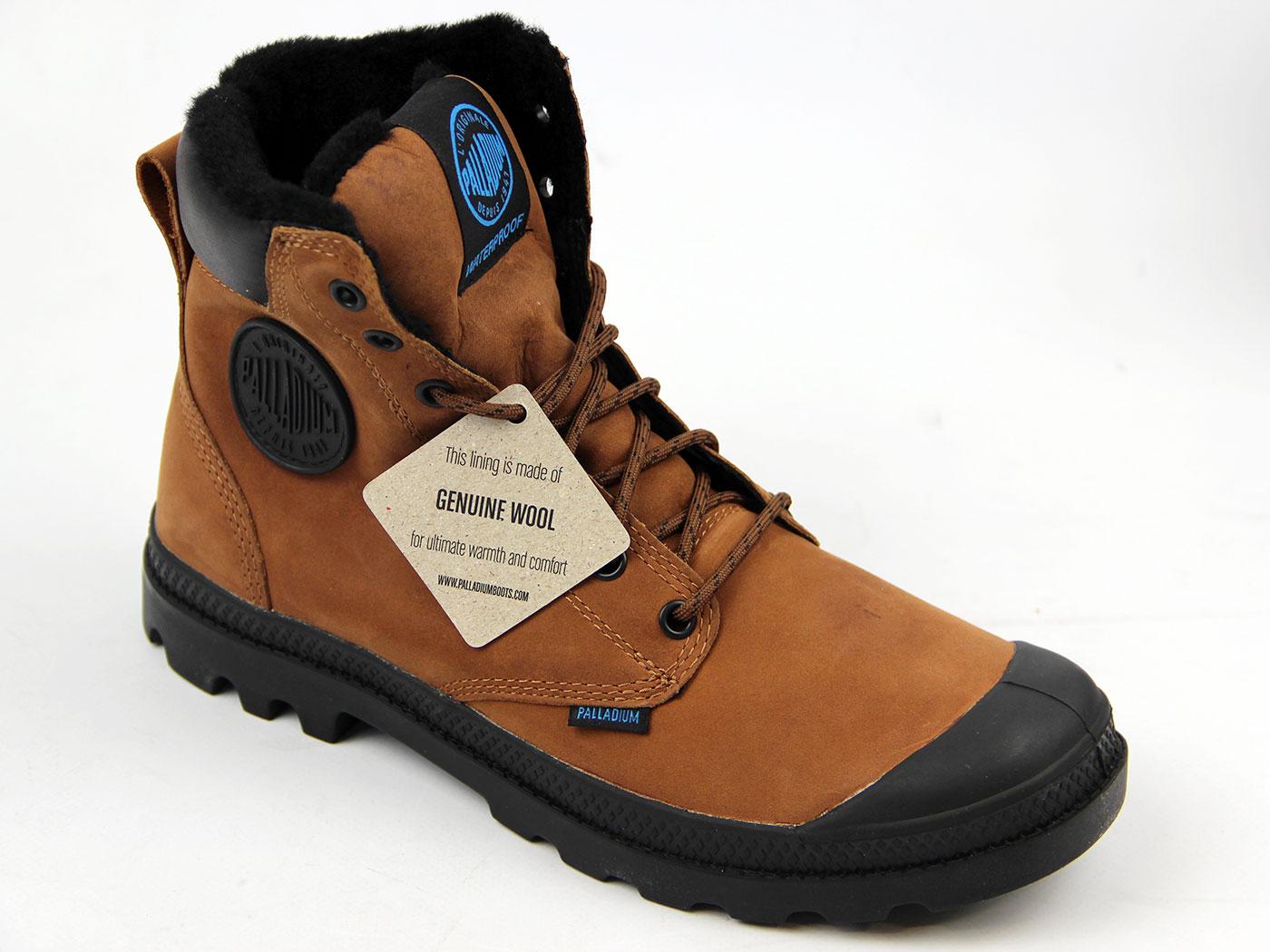 Pampa Cuff WPS PALLADIUM Waterproof Leather Boots