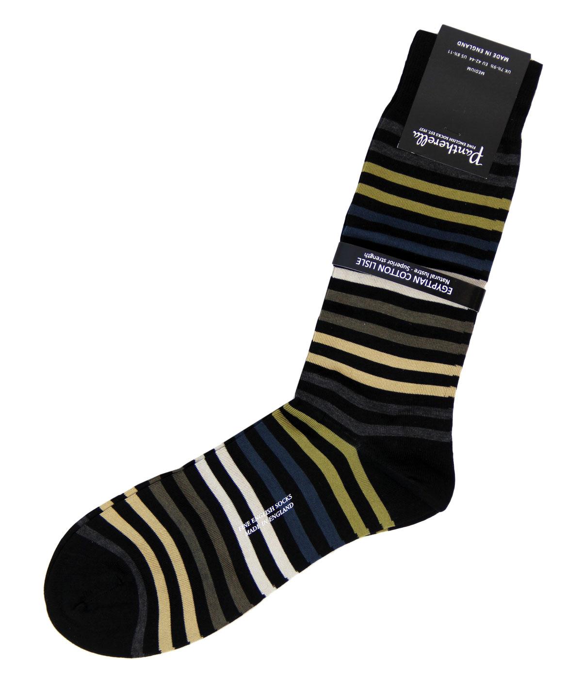 Kilburn PANTHERELLA Retro Mod Multi Stripe Socks
