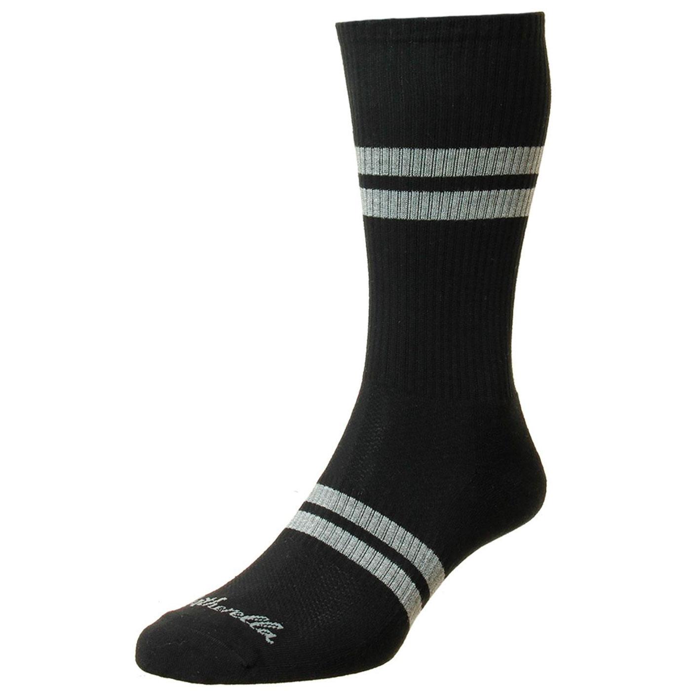 +Spirit Pantherella Luxe Sports Rib Knit Socks (B)