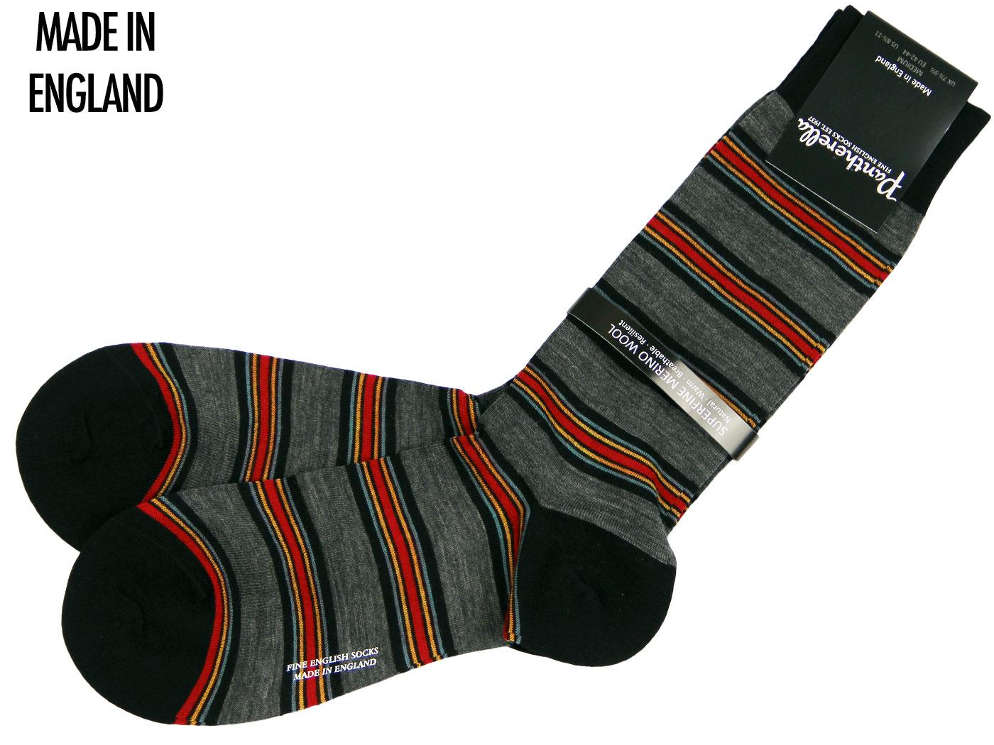 + Beaufort PANTHERELLA Retro Mod Stripe Socks (B)