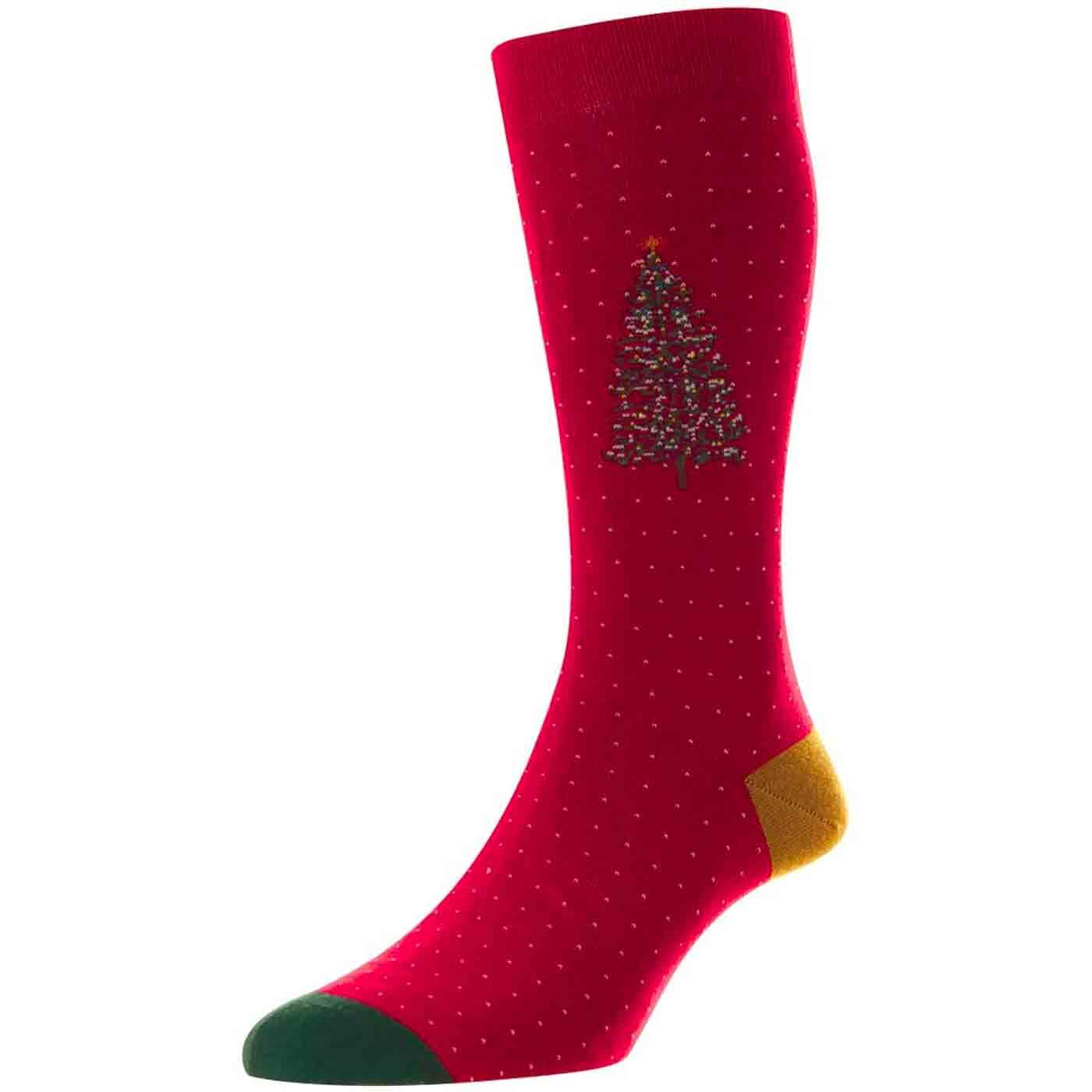 + Nordman SCOTT NICHOL Retro Christmas Socks RED