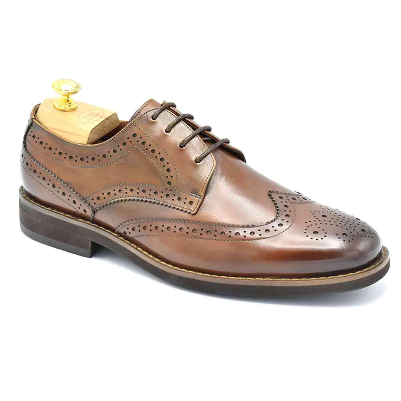 Heaney Paolo Vandini Wingtip Brogue Derby Shoes T