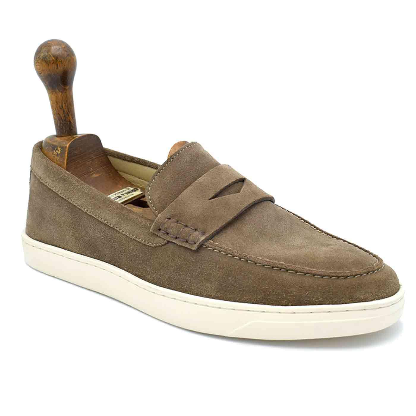 Morebury Paolo Vandini Retro Casual Suede Loafers