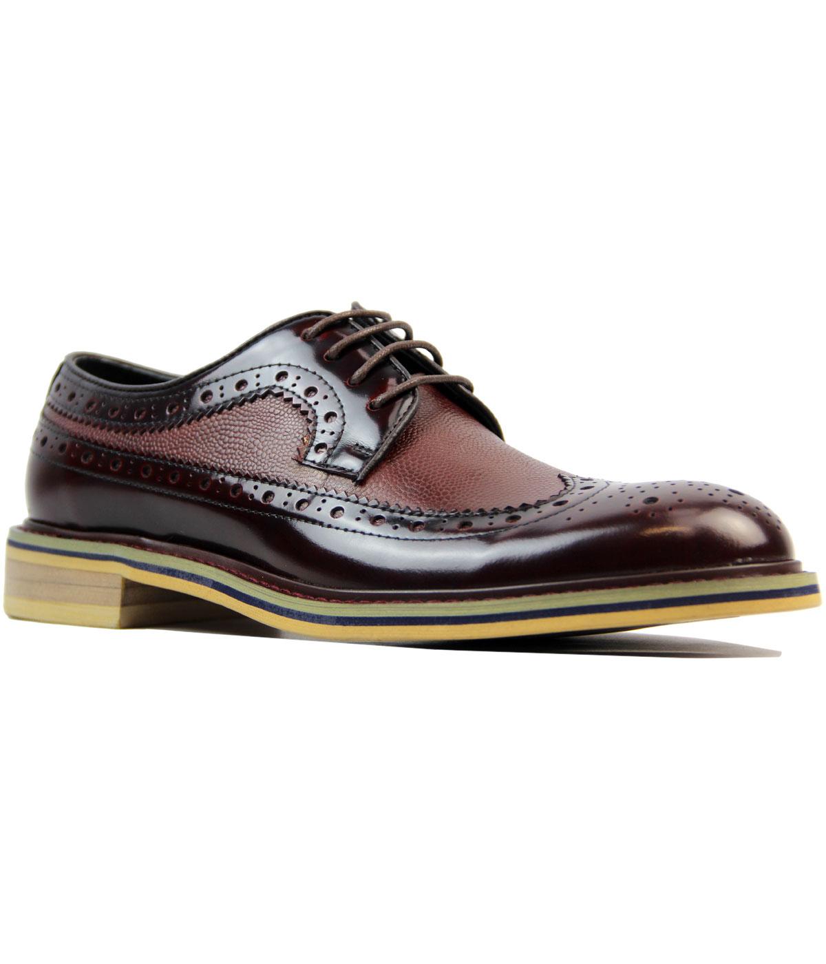 Nodmore PAOLO VANDINI 60s Mod Leather Mix Brogues