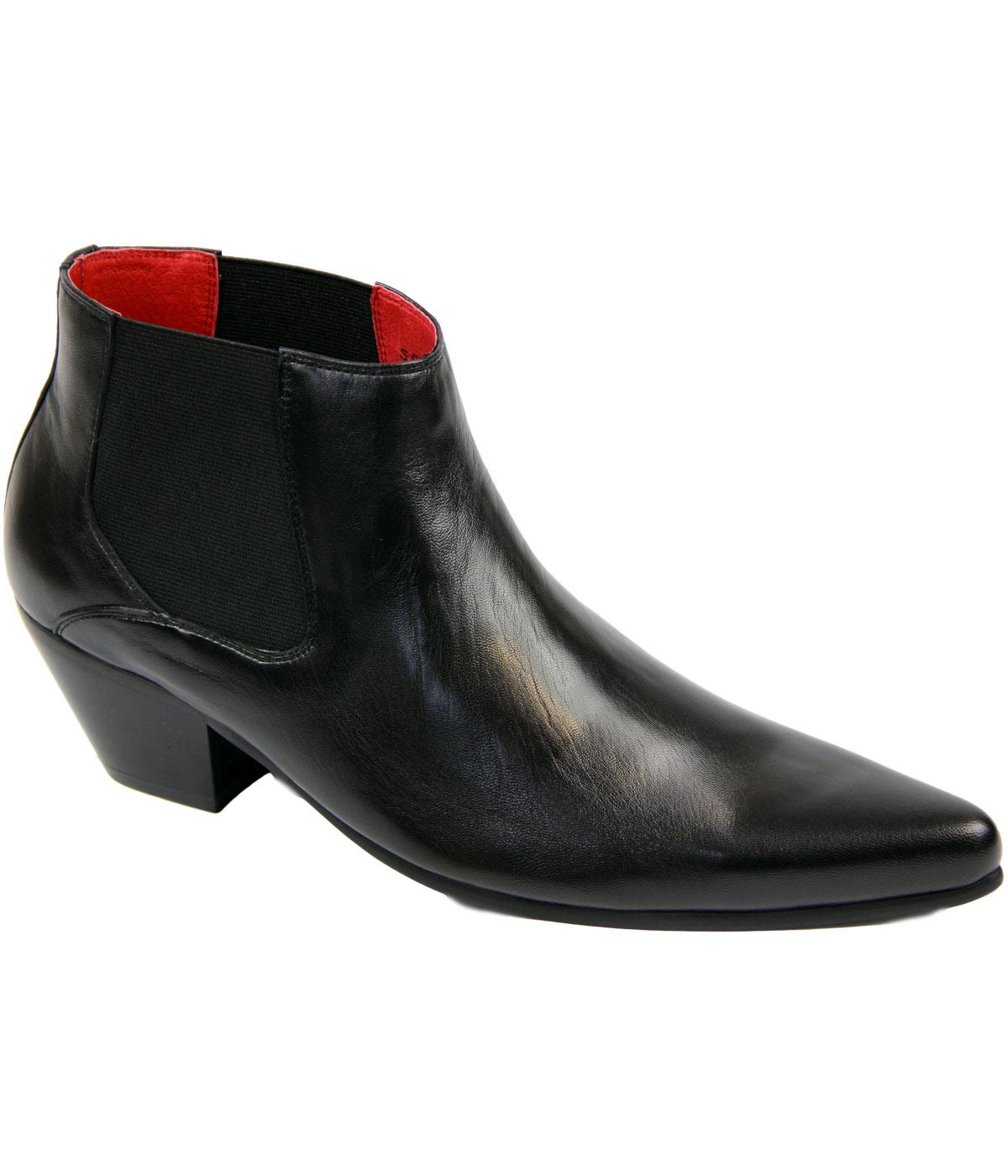 Veer3 Leather TALL PAOLO VANDINI Mod Chelsea Boots