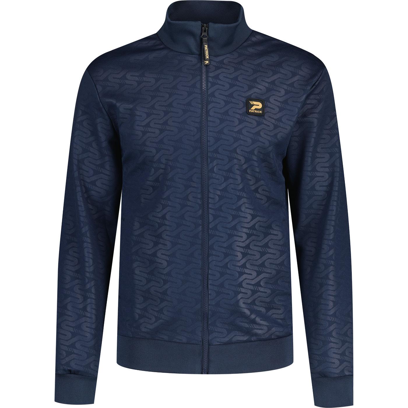 Patterson Patrick AOP Retro Funnel Neck Track Top 