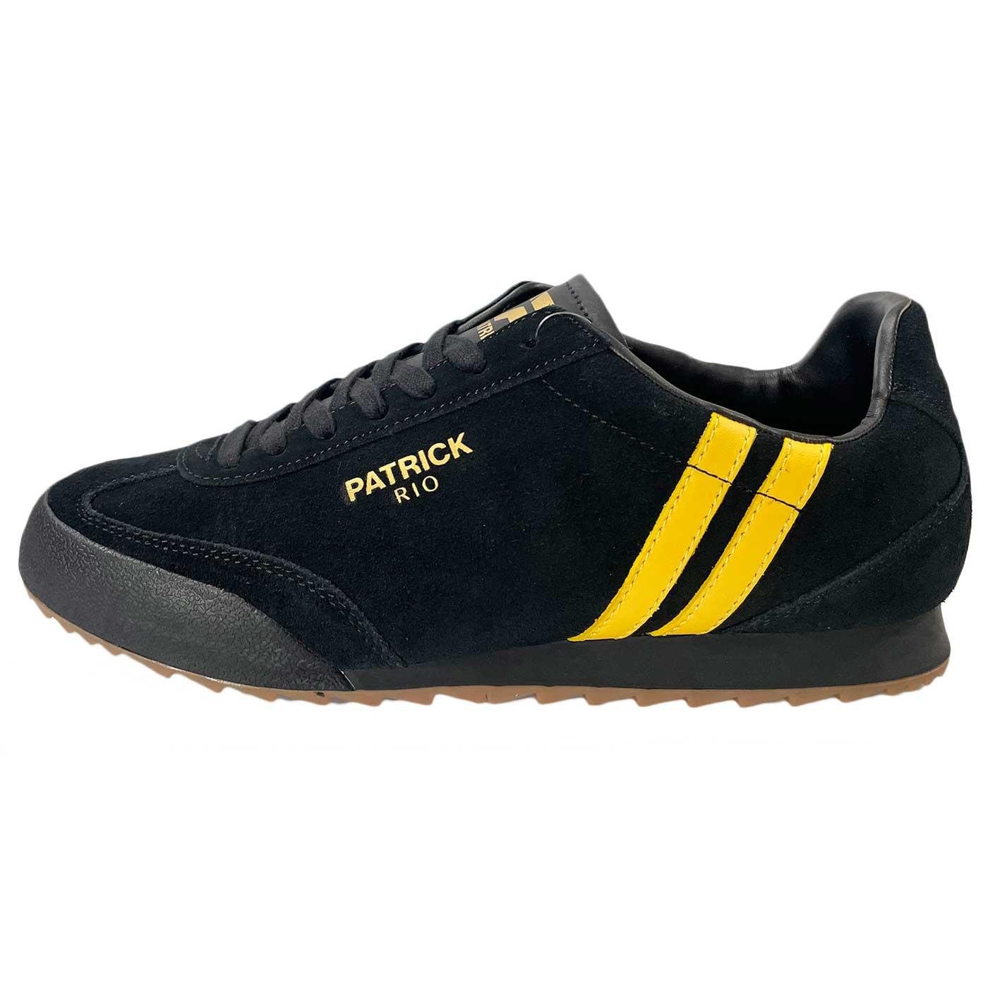 Rio Patrick 80s Casuals Men's Suede Trainers B/Y