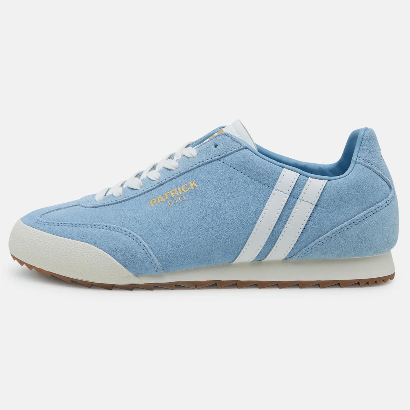 Rio Patrick 80s Casuals Men's Suede Trainers SB/W