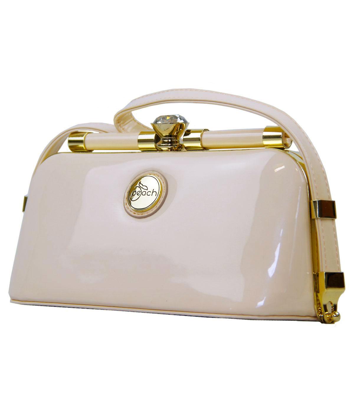 baggit peach handbag