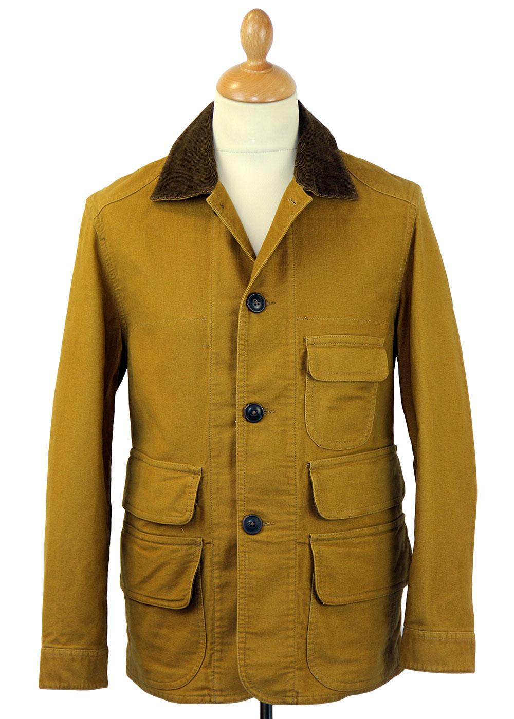 Pendleton Brownsville Retro 1950s Moleskin Hunting Jacket Tan