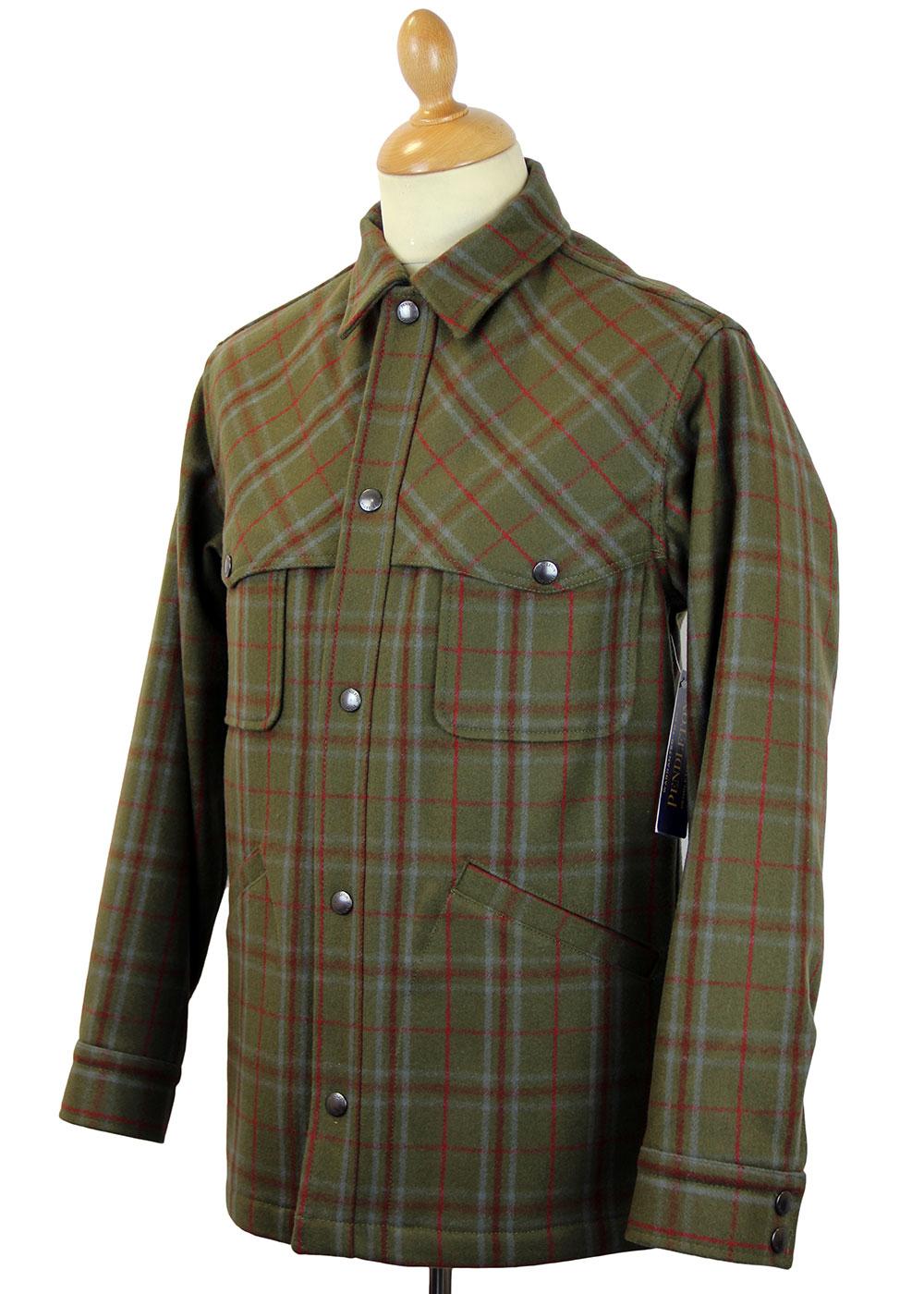 PENDLETON Retro Western Vintage Wool Plaid Thicket Jacket