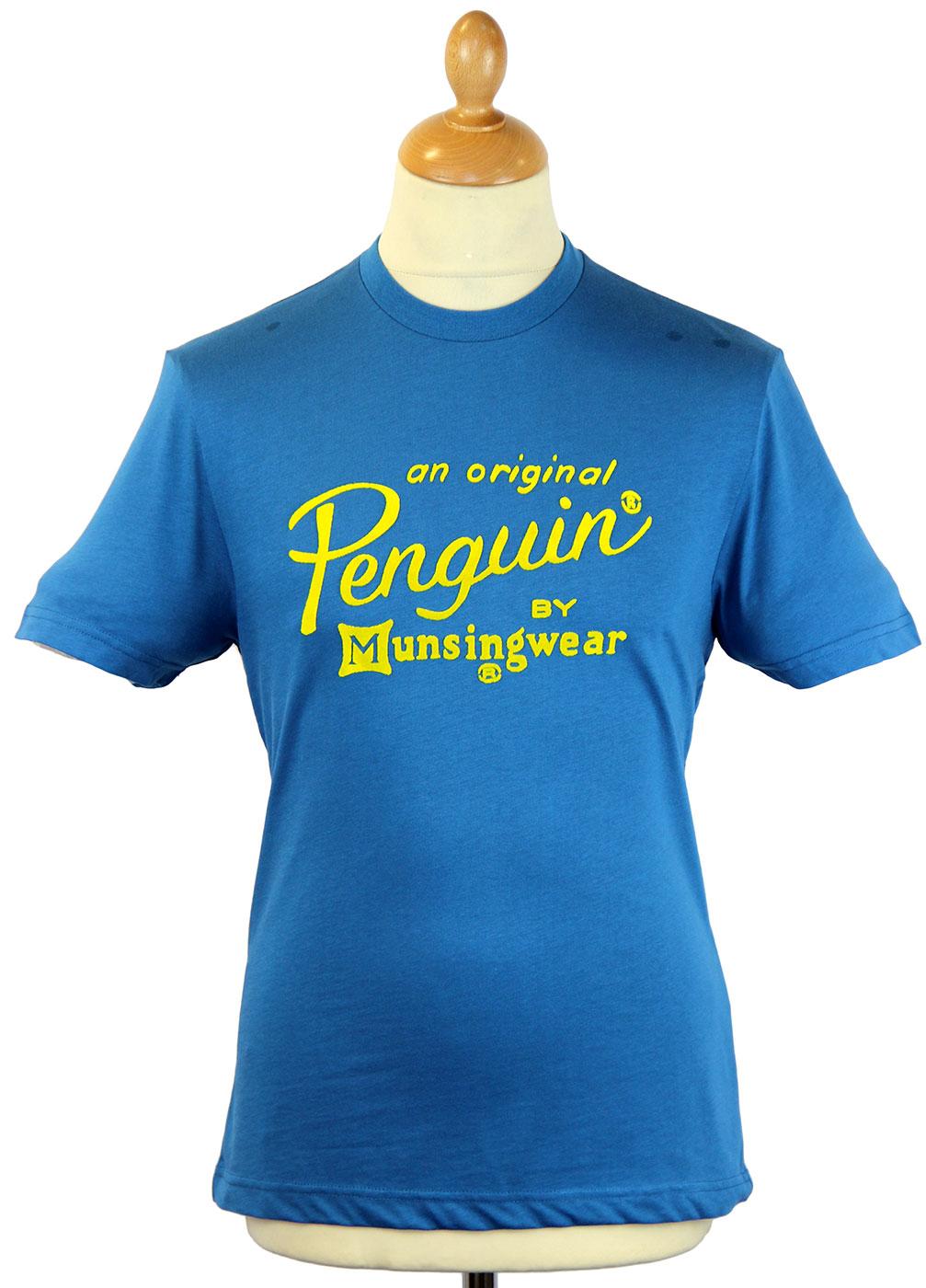 ORIGINAL PENGUIN Retro Script Logo Mod T-shirt BS