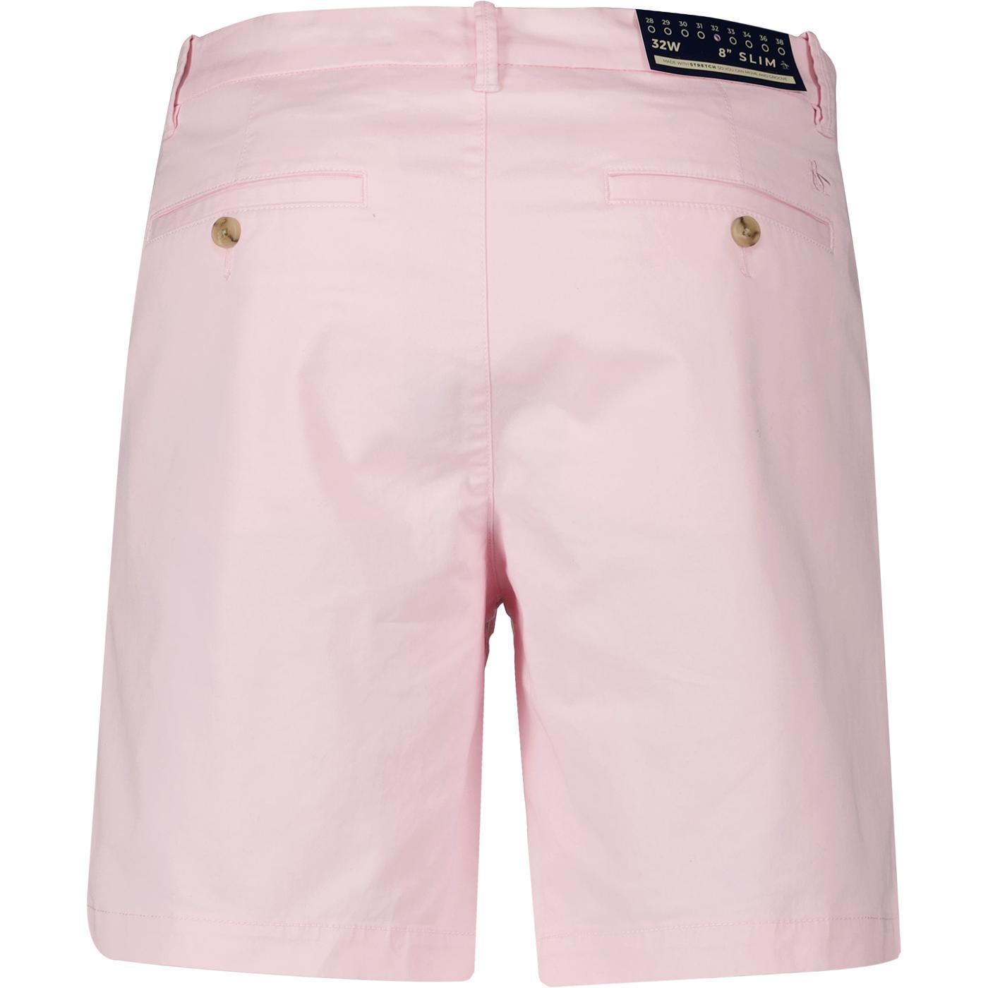 ORIGINAL PENGUIN Men's Retro Slim Chino Shorts Parfait Pink