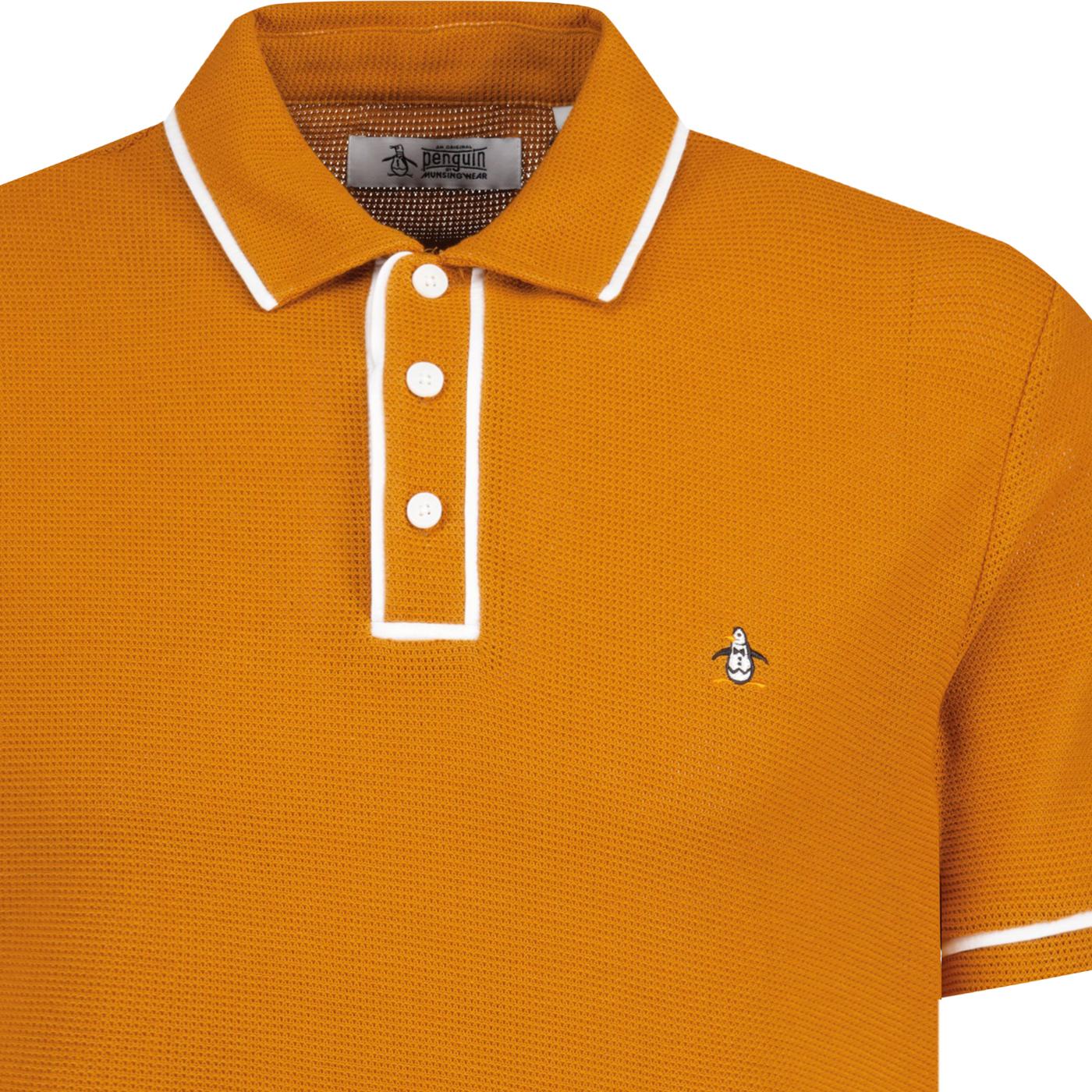 Earl Original Penguin Archive Mesh Polo Shirt SB