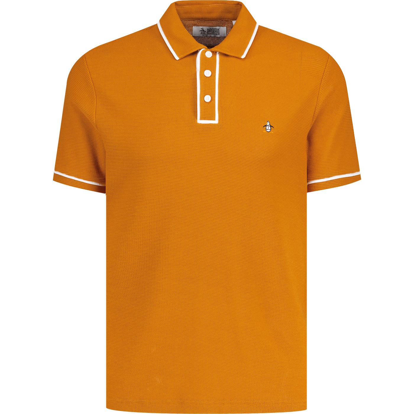 Earl Original Penguin Archive Mesh Polo Shirt (SB)