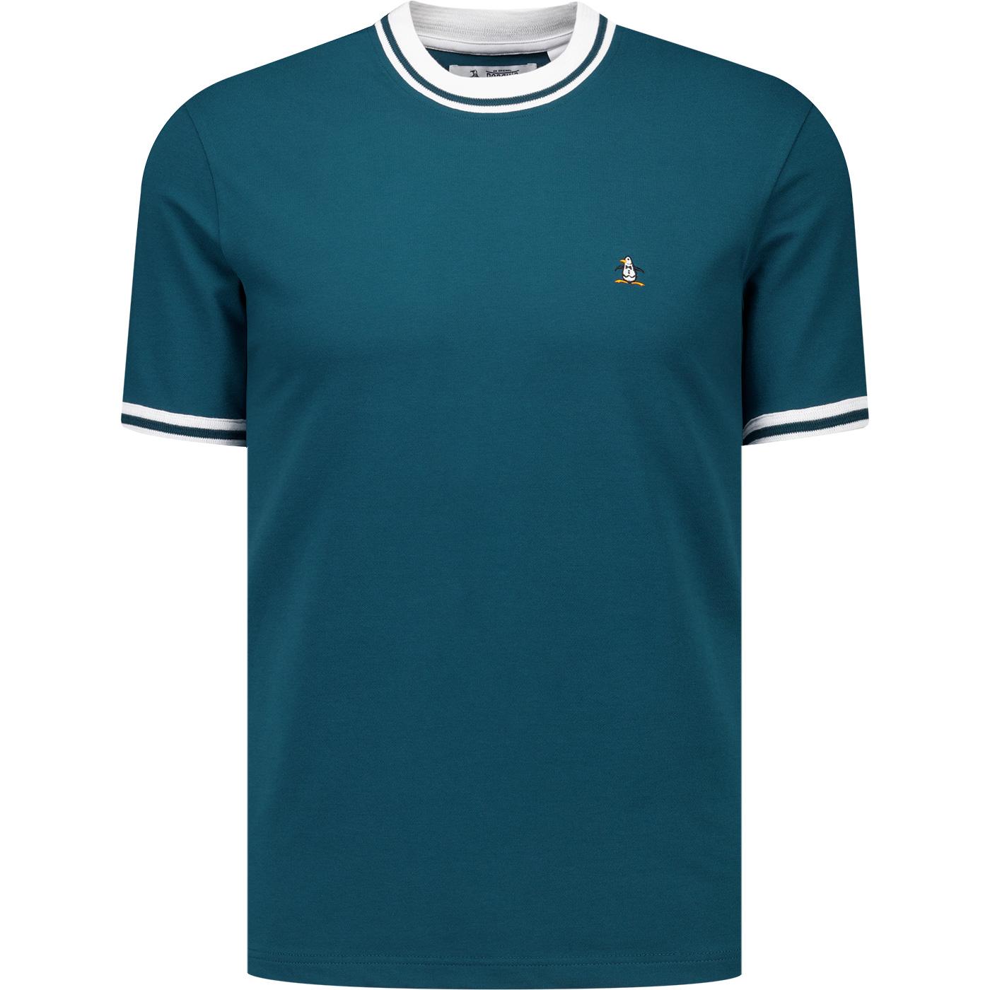 Original Penguin Icons Retro Tipped Pique Tee (RP)