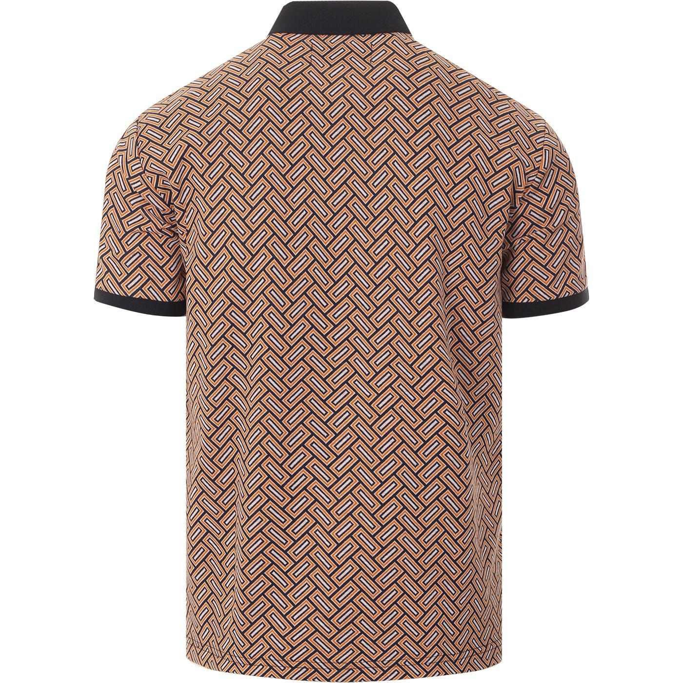 Ameri Vintage MEDI JAQUARD POLO KNIT
