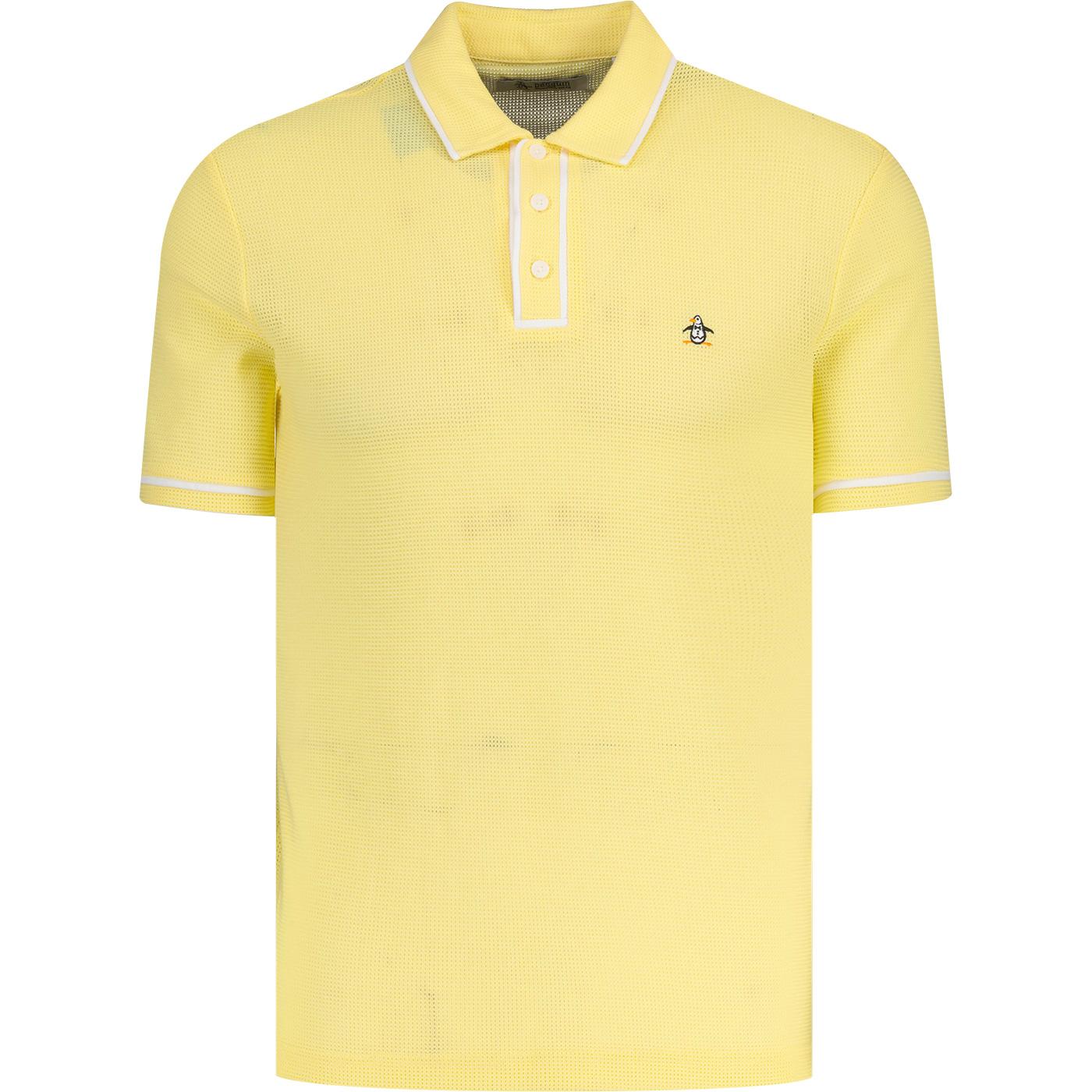 Earl Original Penguin Archive Mesh Polo Shirt (P)