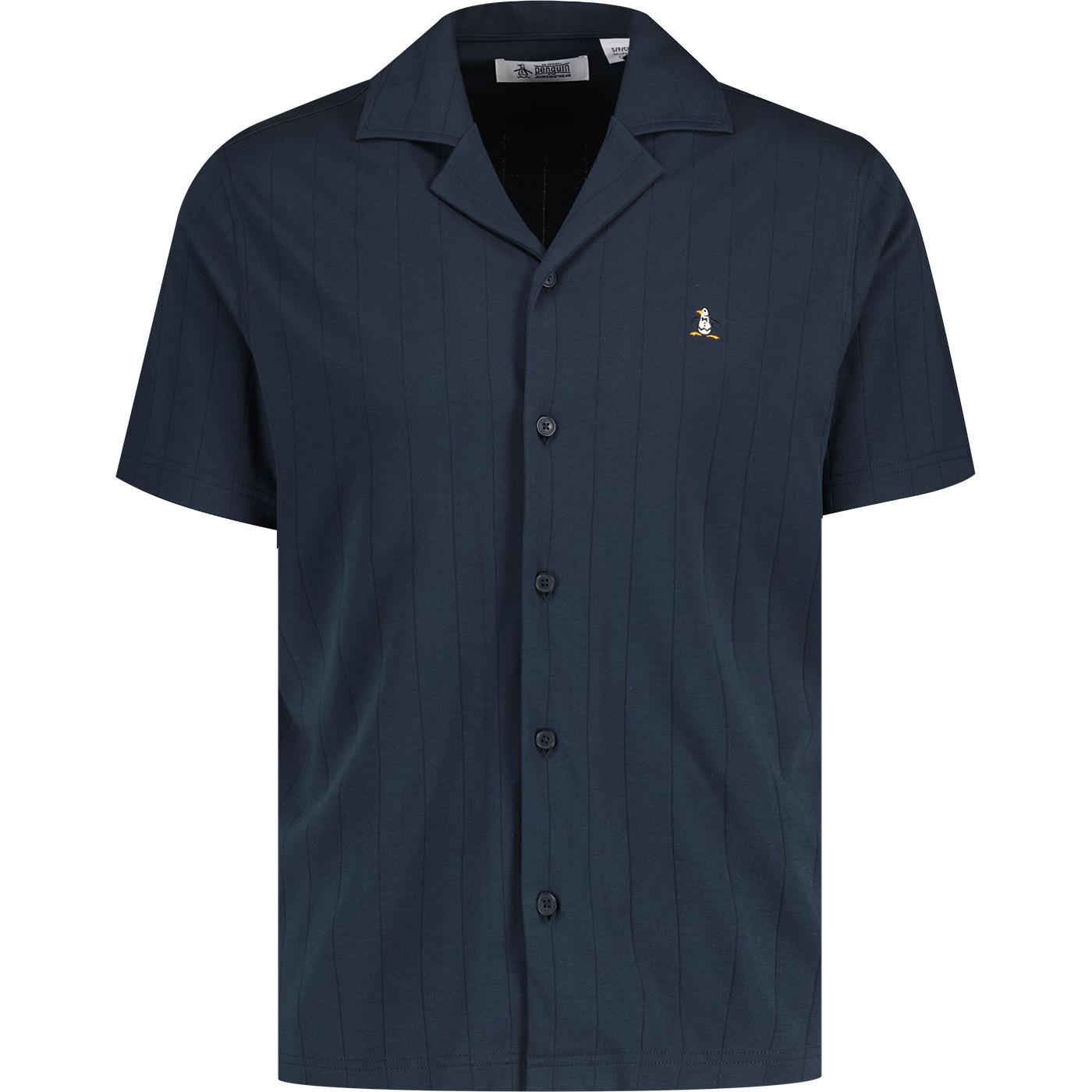 Original Penguin Retro Drop Needle Cuban Shirt DS