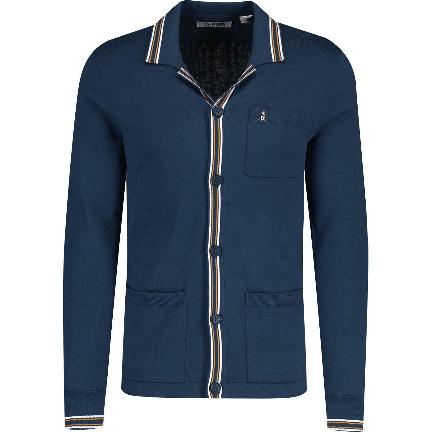 Original Penguin Retro Tipped Polo Cardigan (SS)